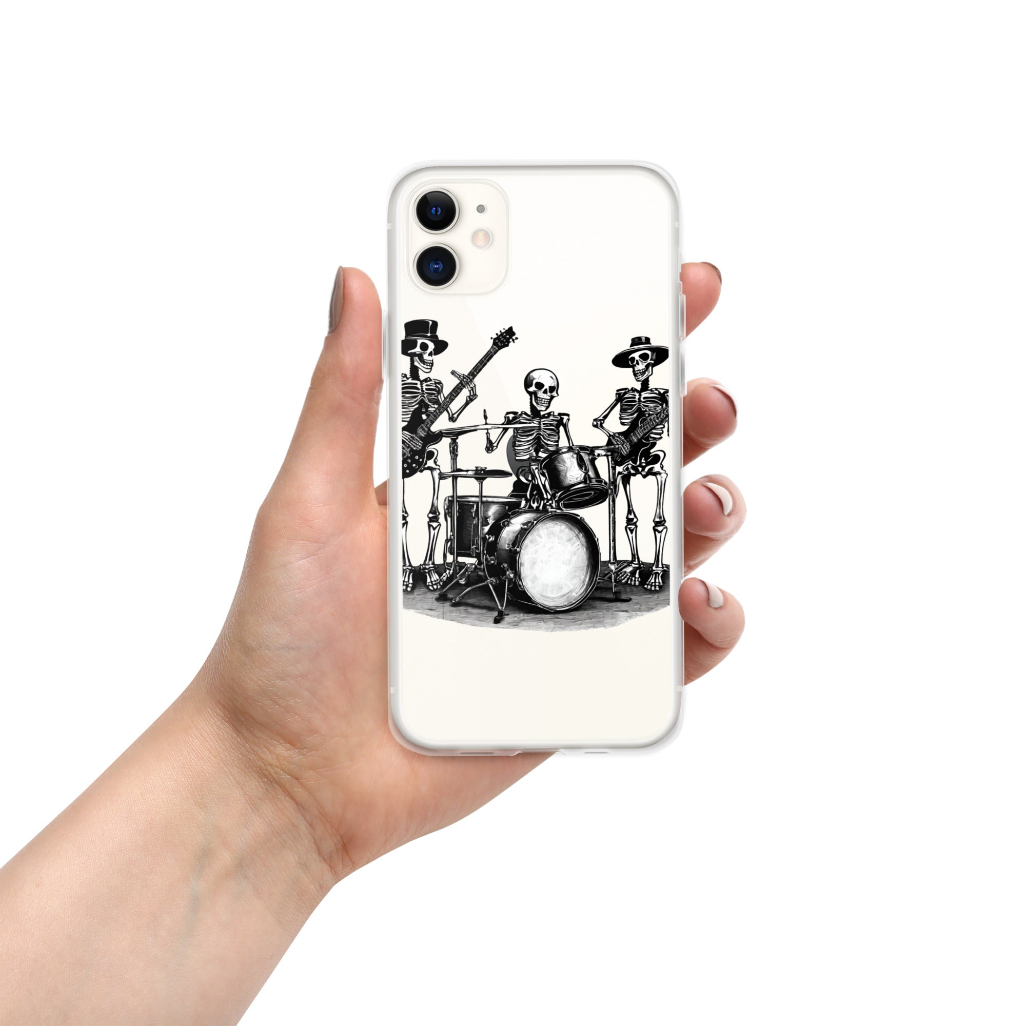 Skeleton Band Clear Case for iPhone®