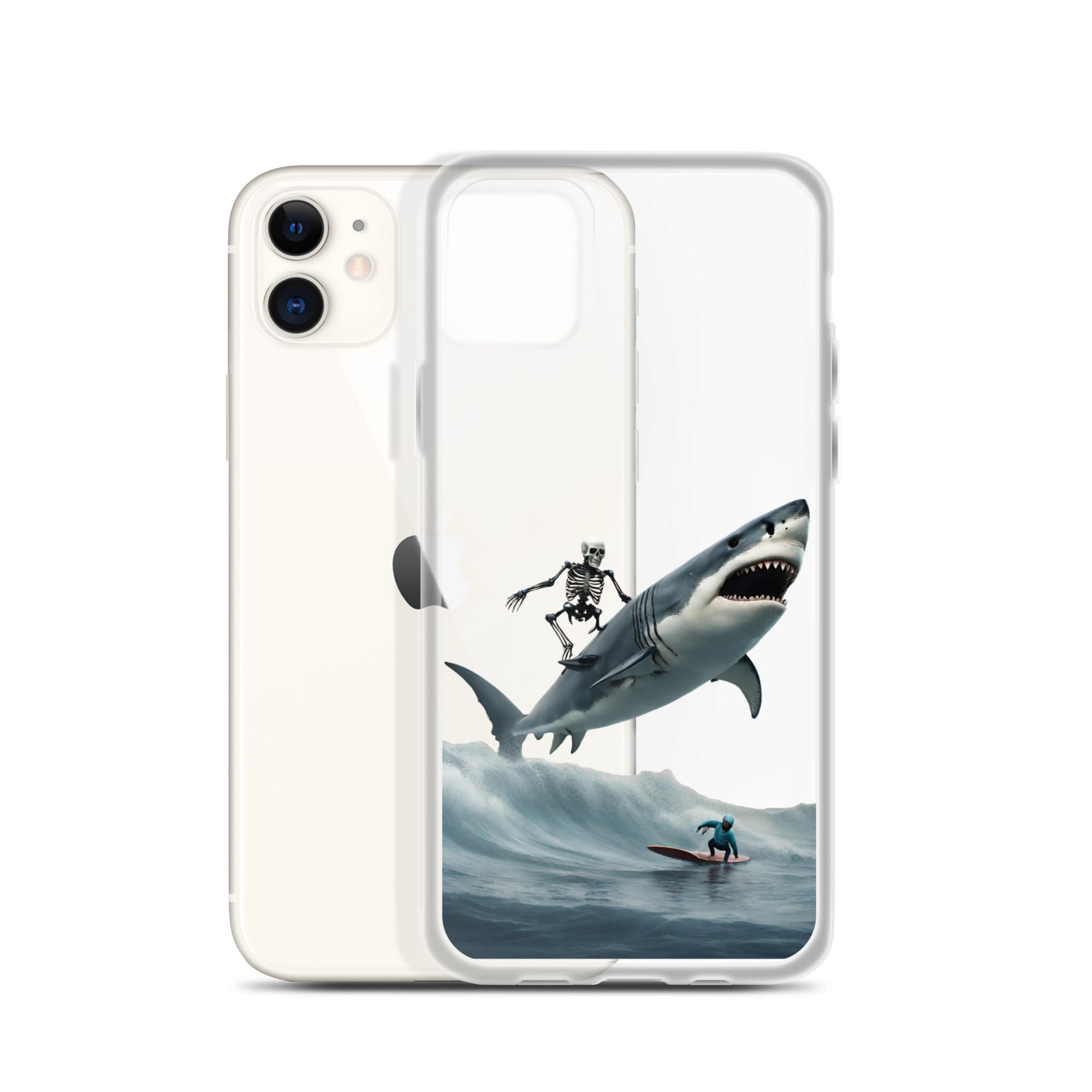 Shark Shredder Clear Case for iPhone®