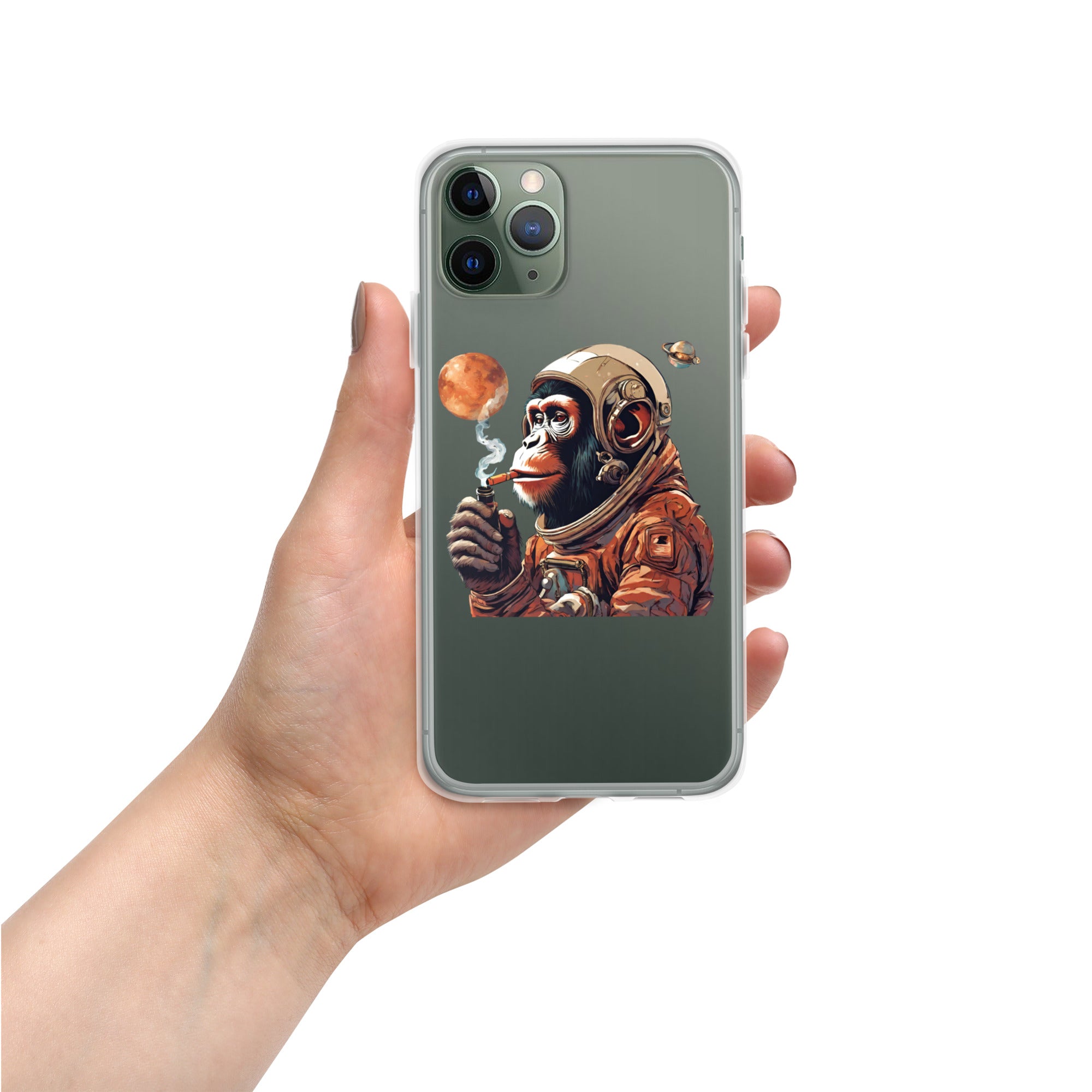 Ape Astronaut Clear Case for iPhone®