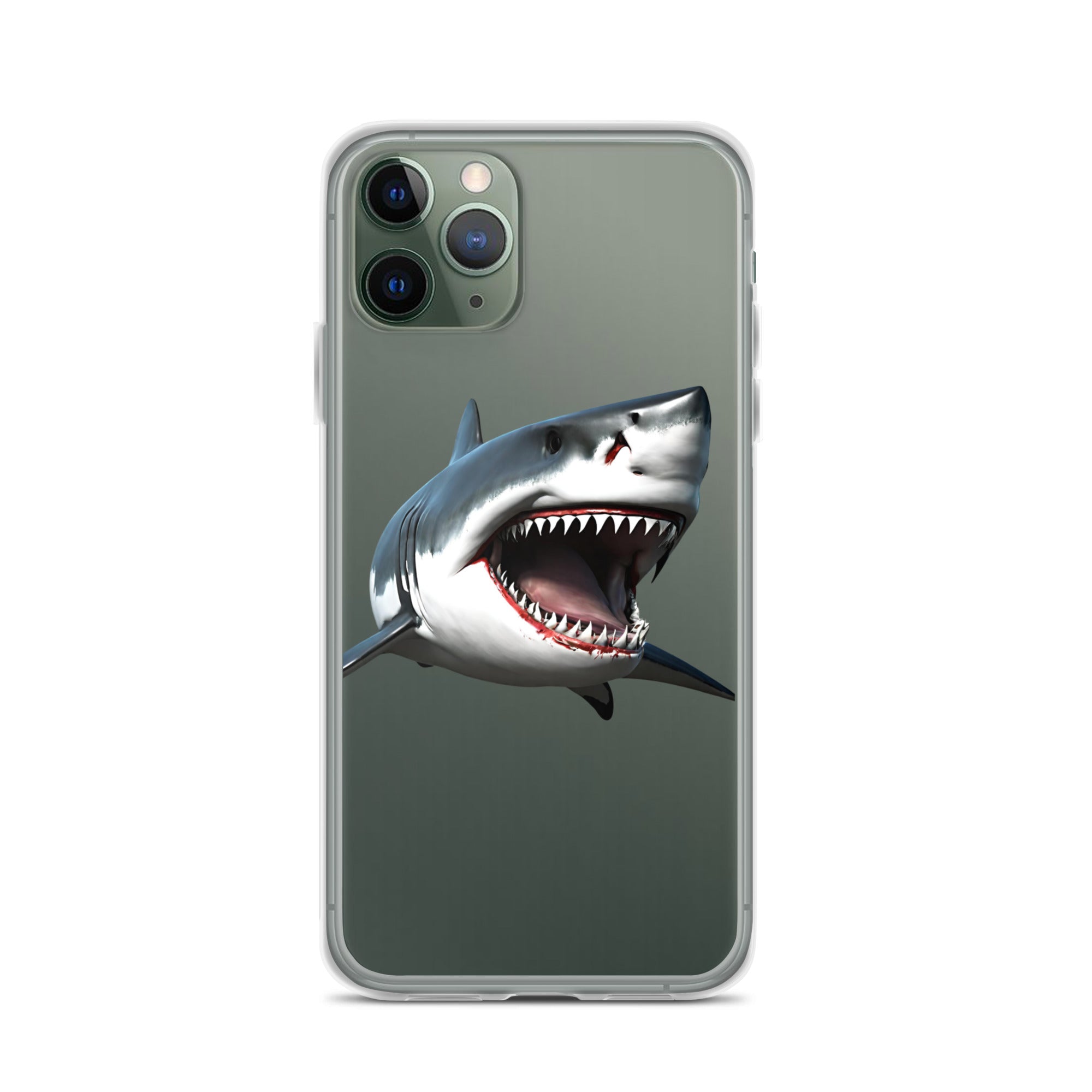 Great White Bite Clear Case for iPhone®