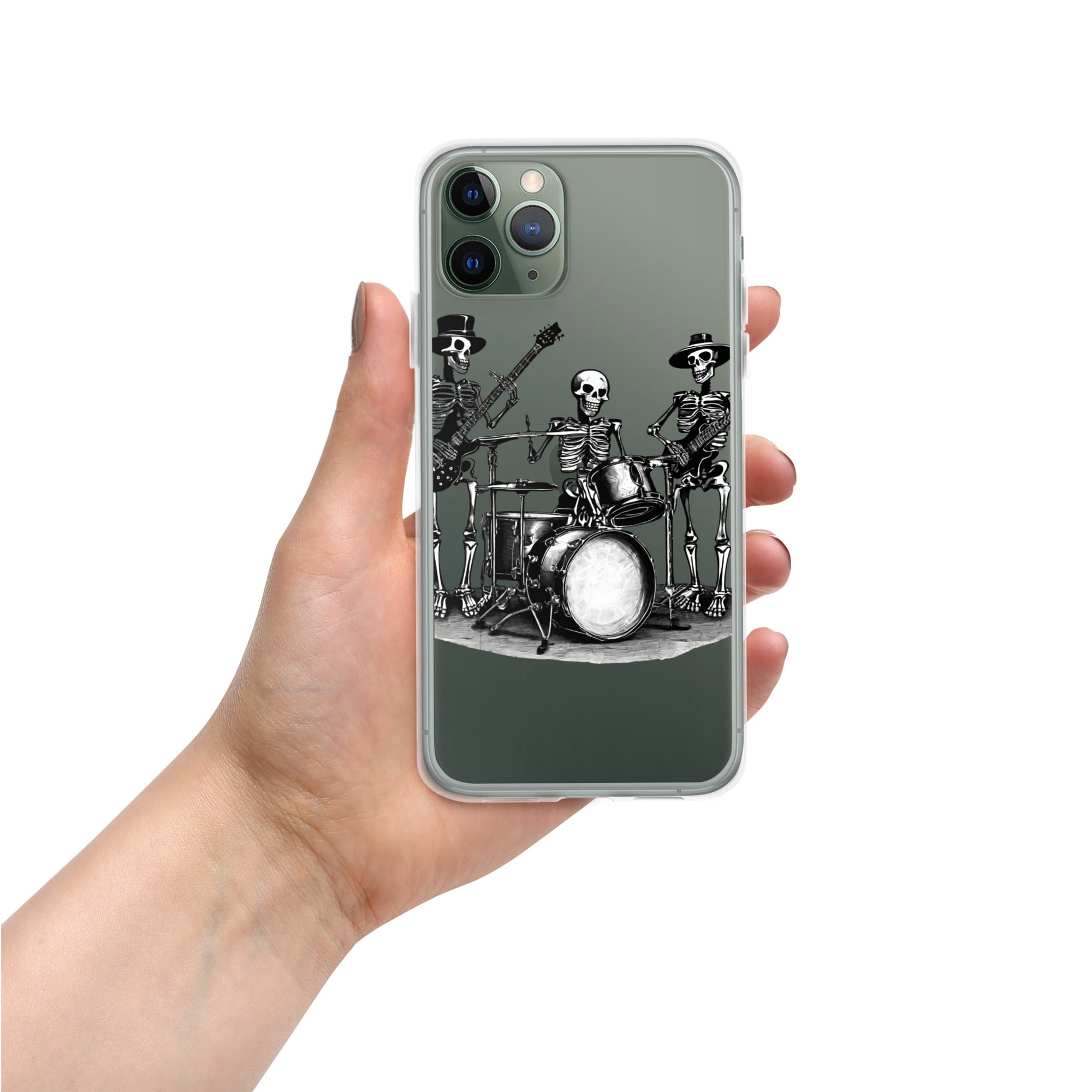 Skeleton Band Clear Case for iPhone®