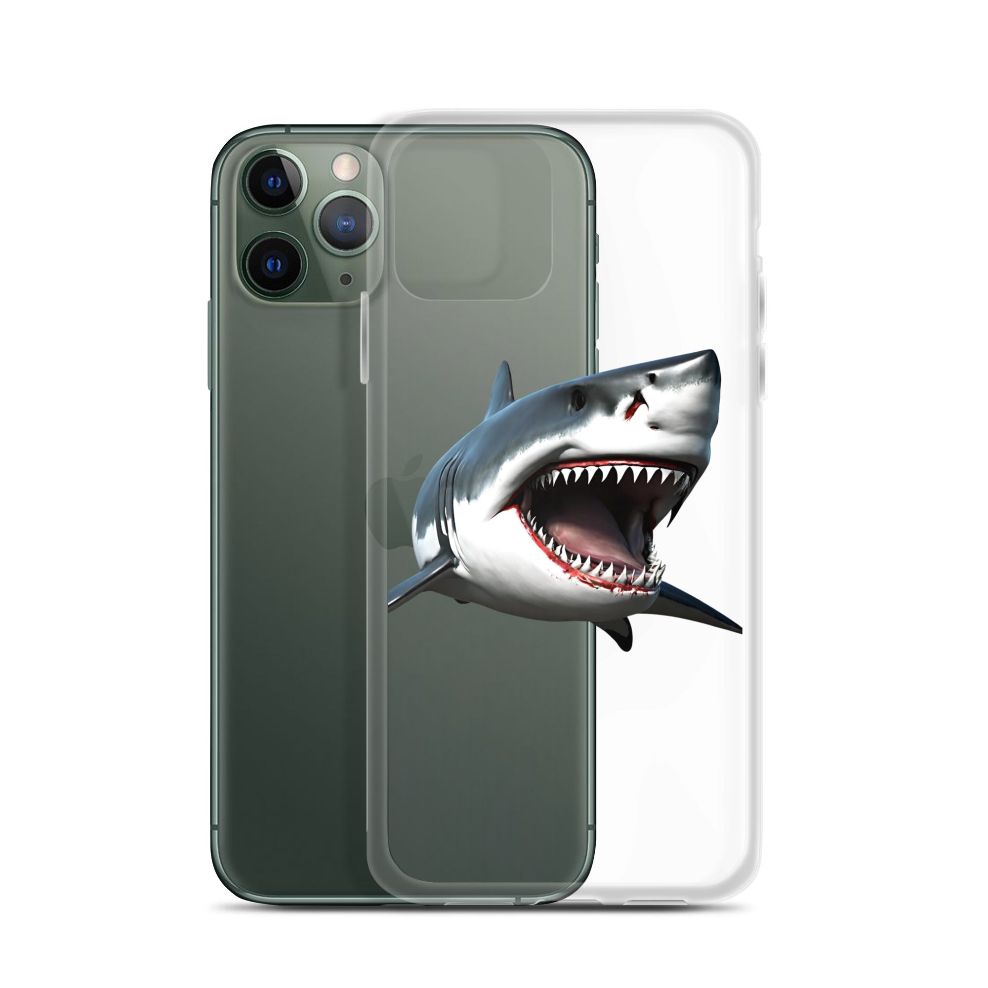 Great White Bite Clear Case for iPhone®