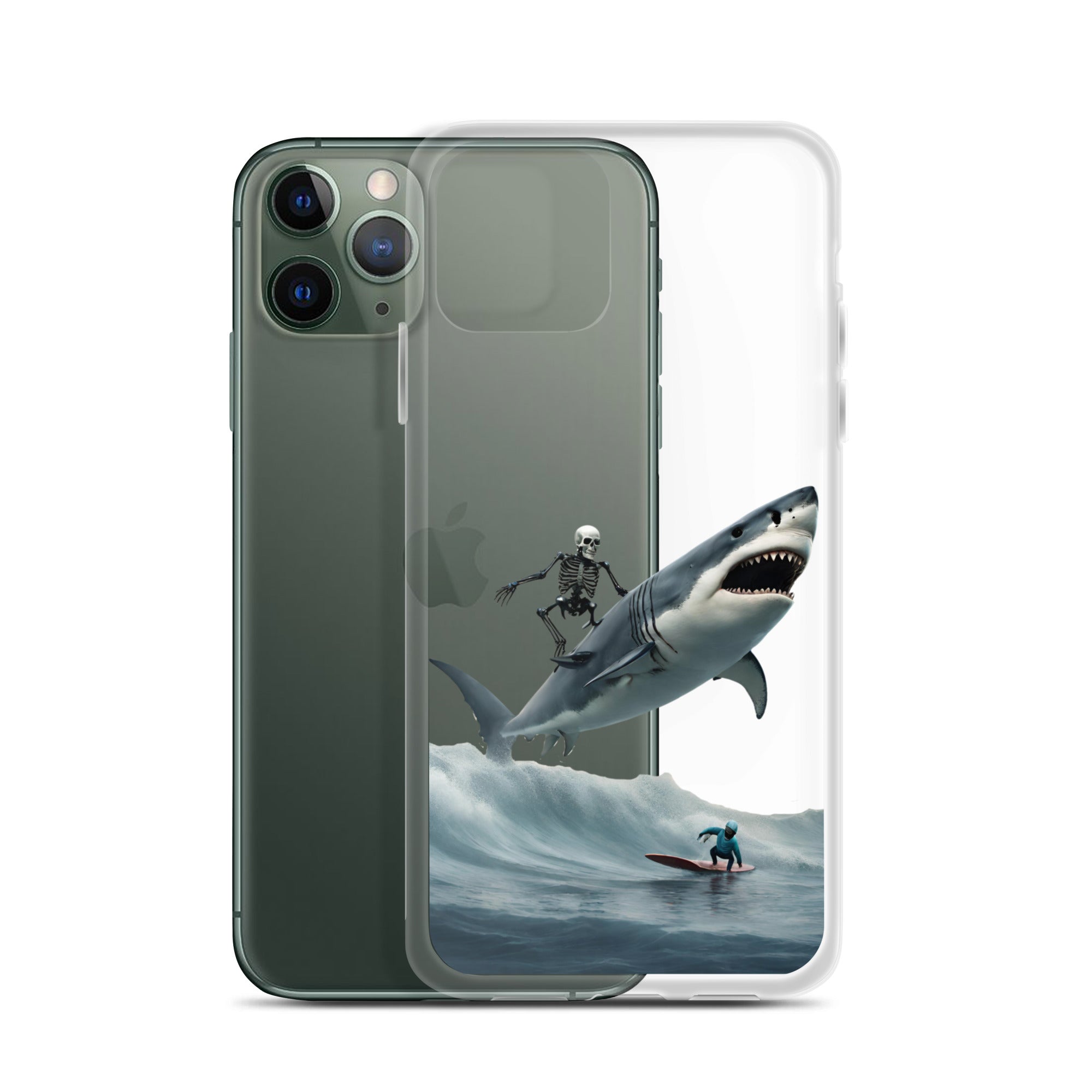 Shark Shredder Clear Case for iPhone®