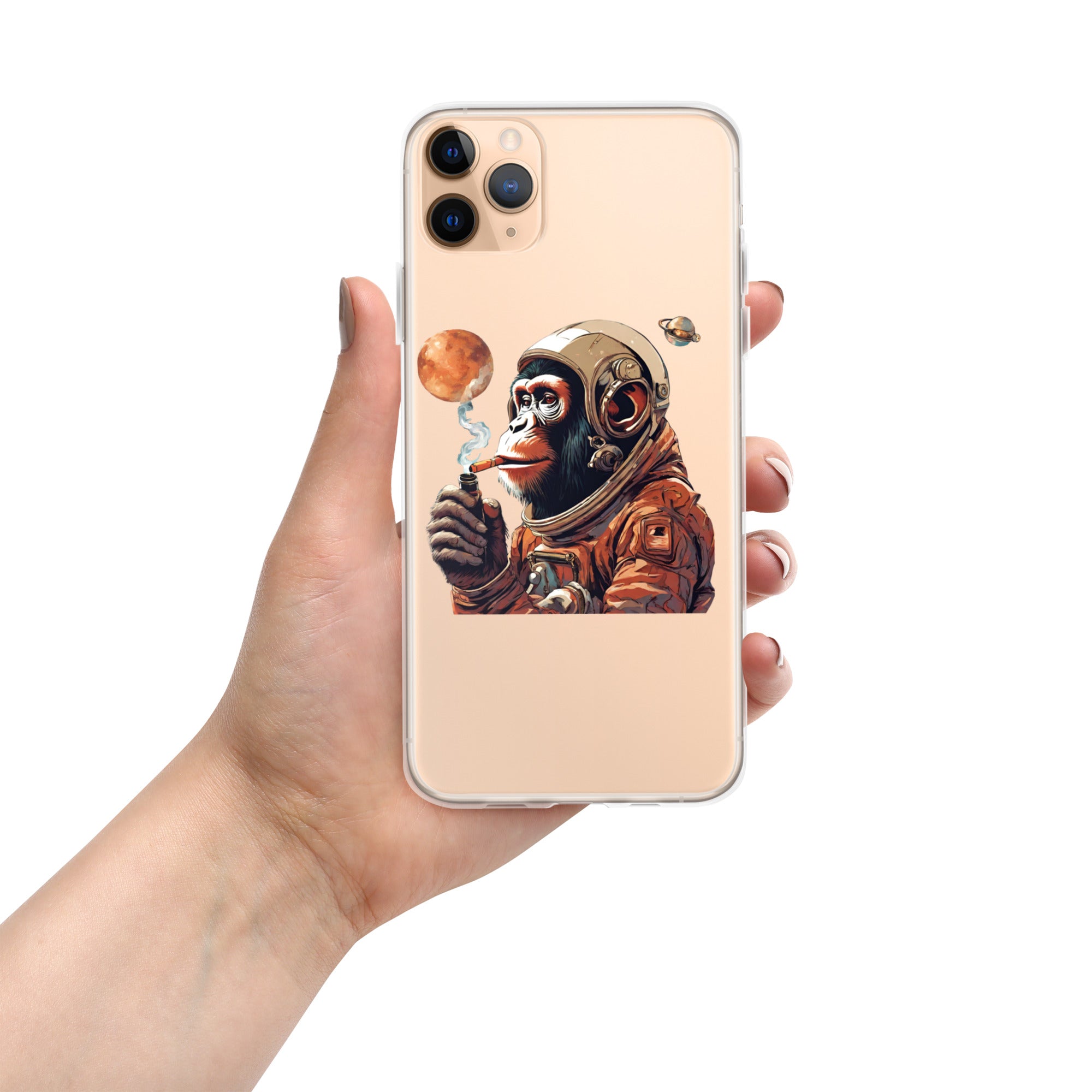 Ape Astronaut Clear Case for iPhone®