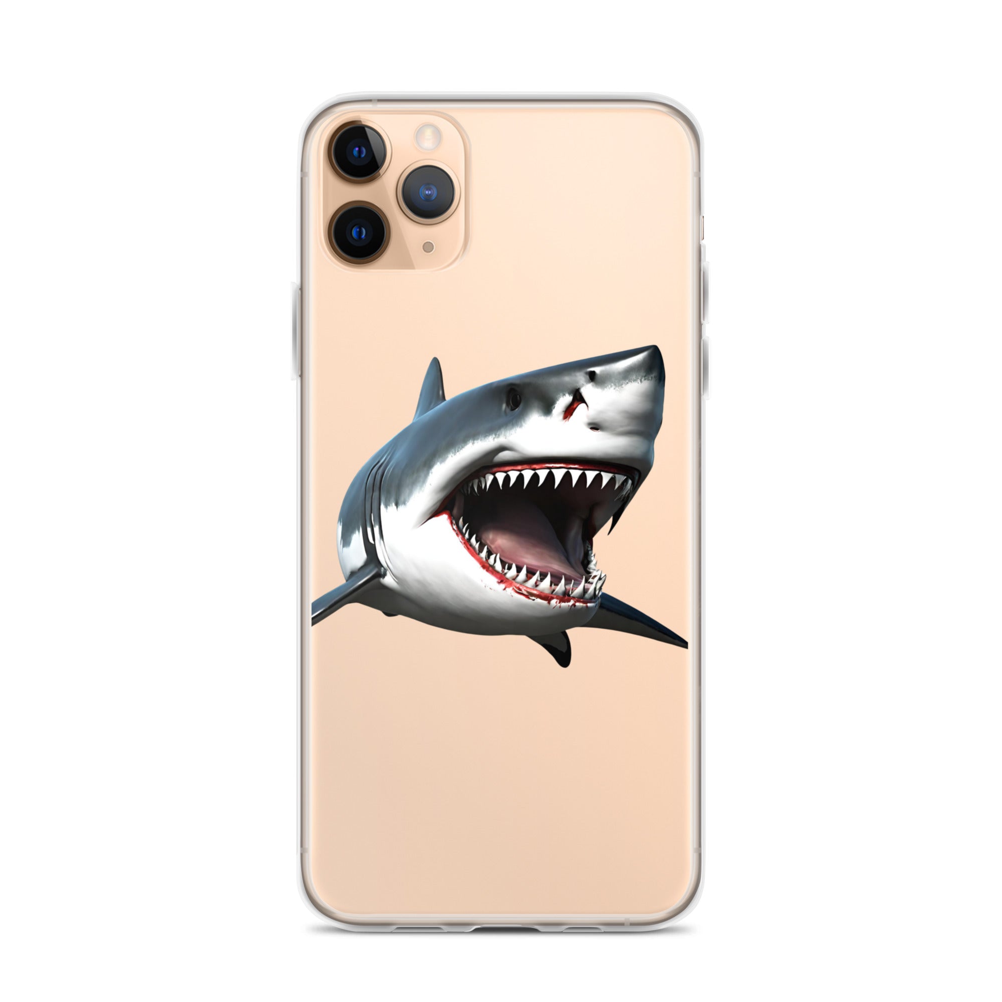 Great White Bite Clear Case for iPhone®