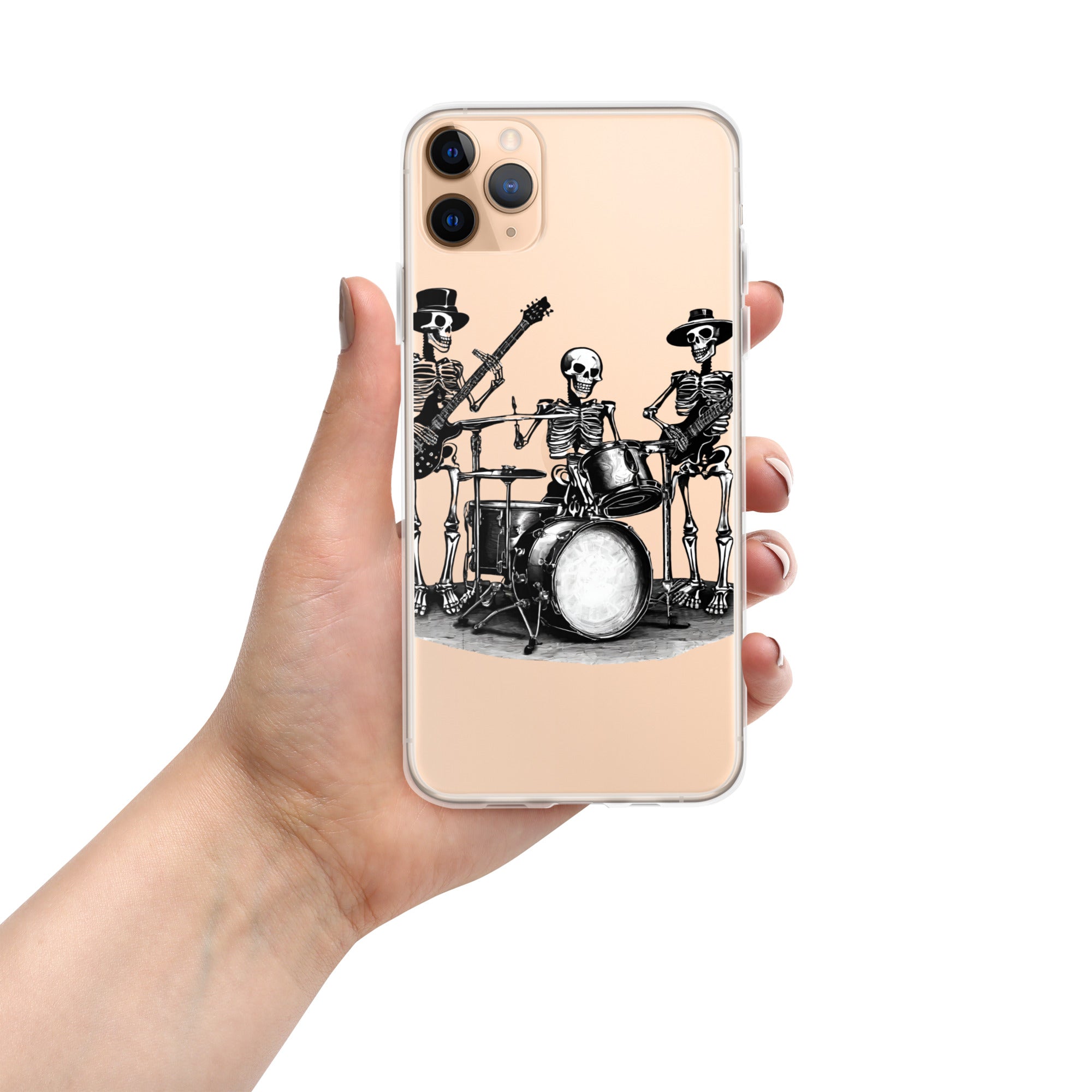 Skeleton Band Clear Case for iPhone®