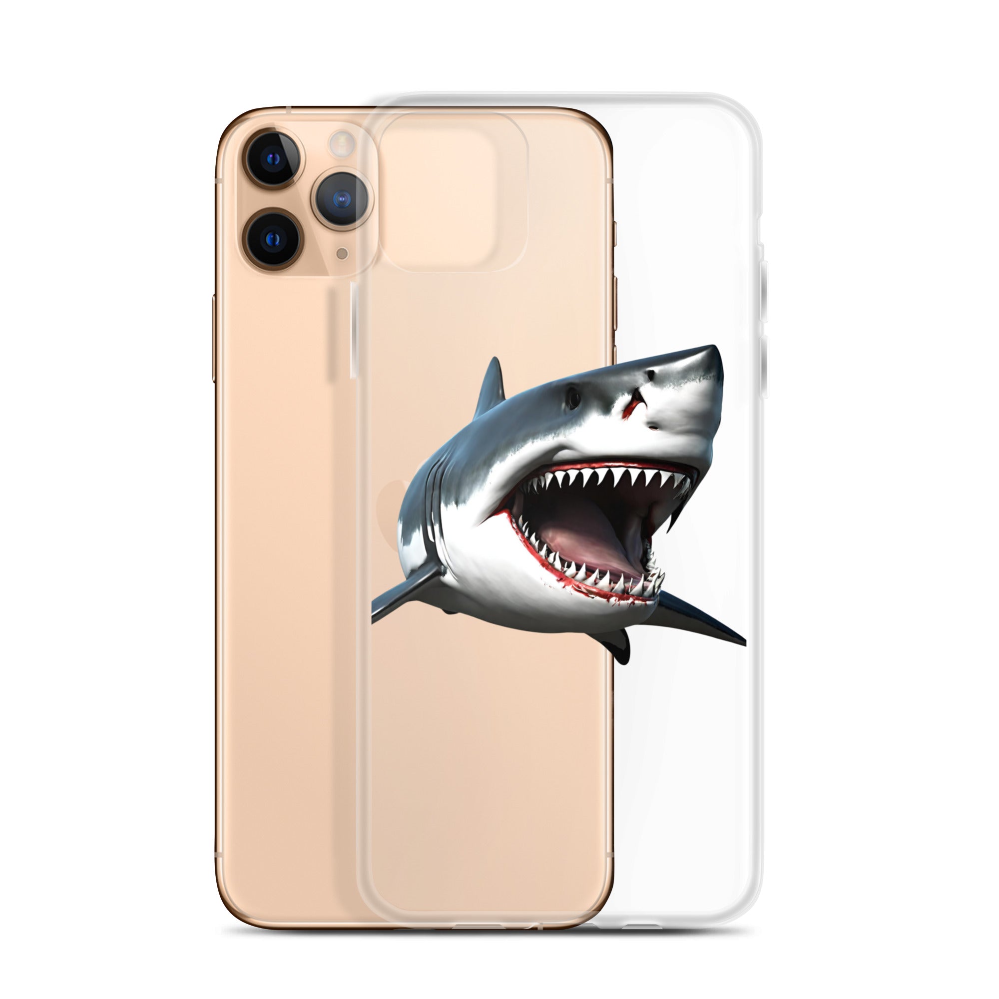 Great White Bite Clear Case for iPhone®