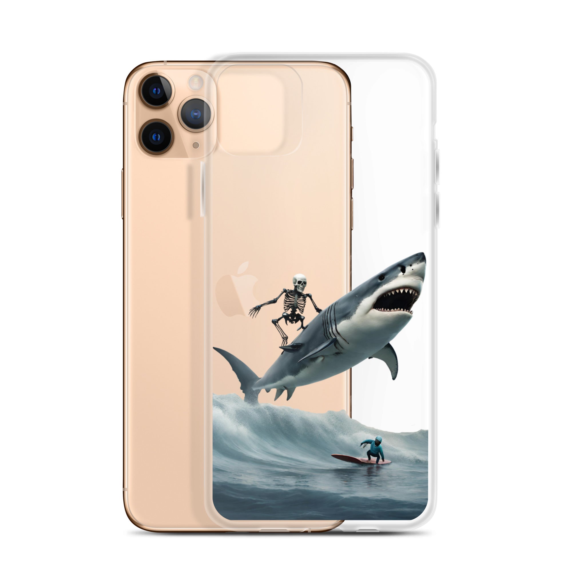 Shark Shredder Clear Case for iPhone®