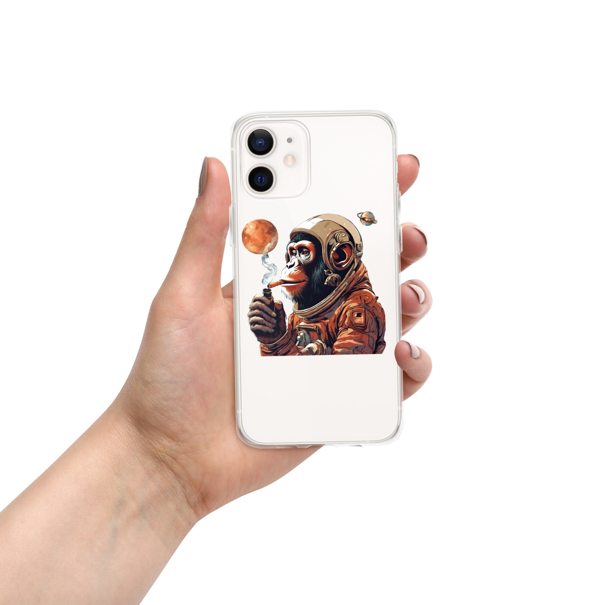 Ape Astronaut Clear Case for iPhone®