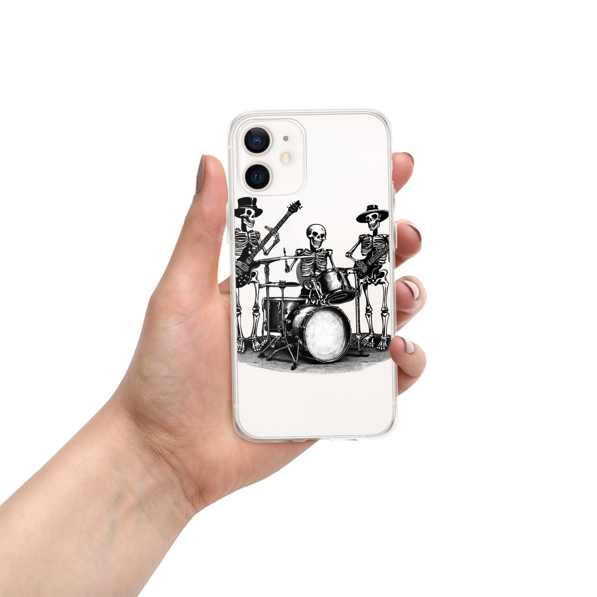 Skeleton Band Clear Case for iPhone®