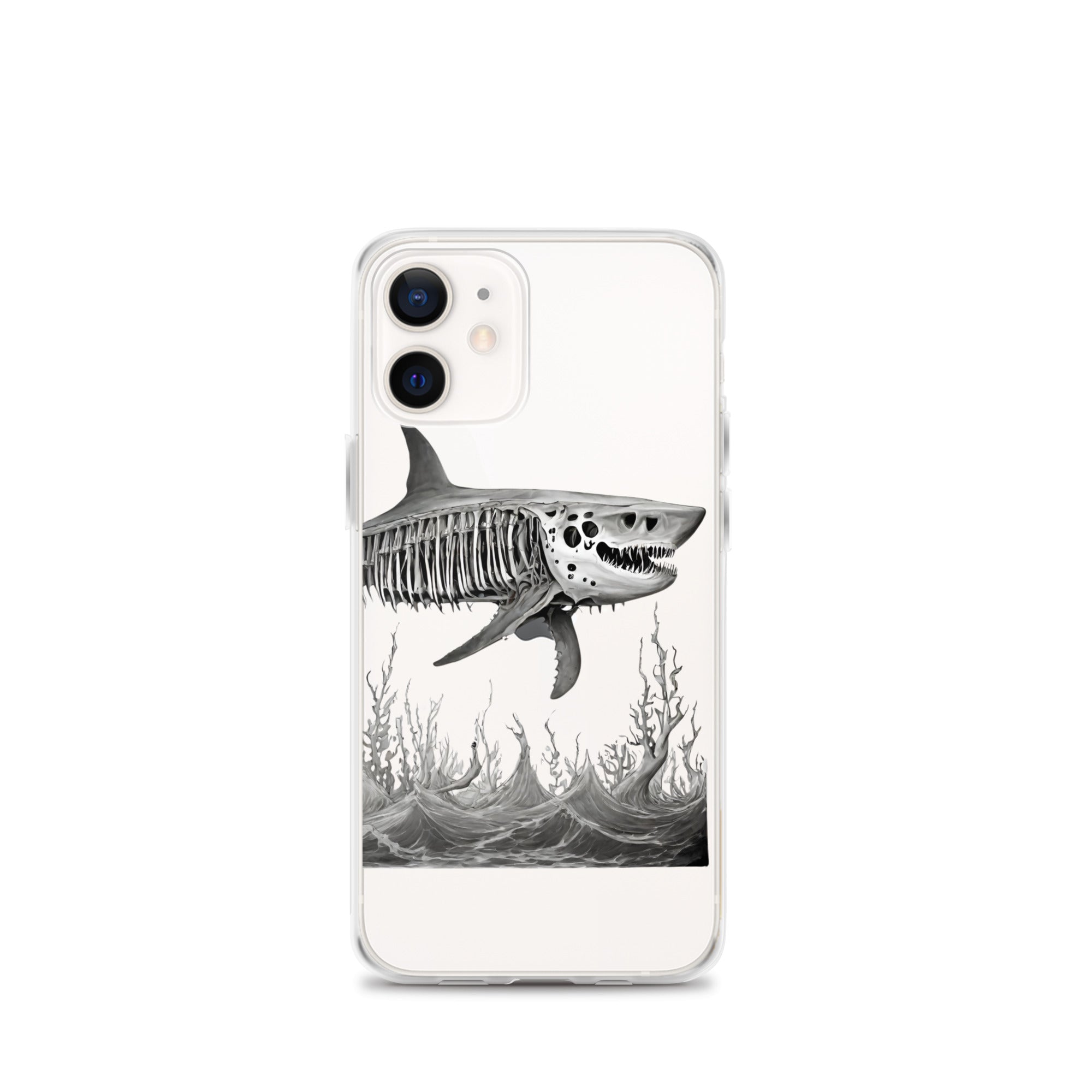 Skeleton Shark Clear Case for iPhone®