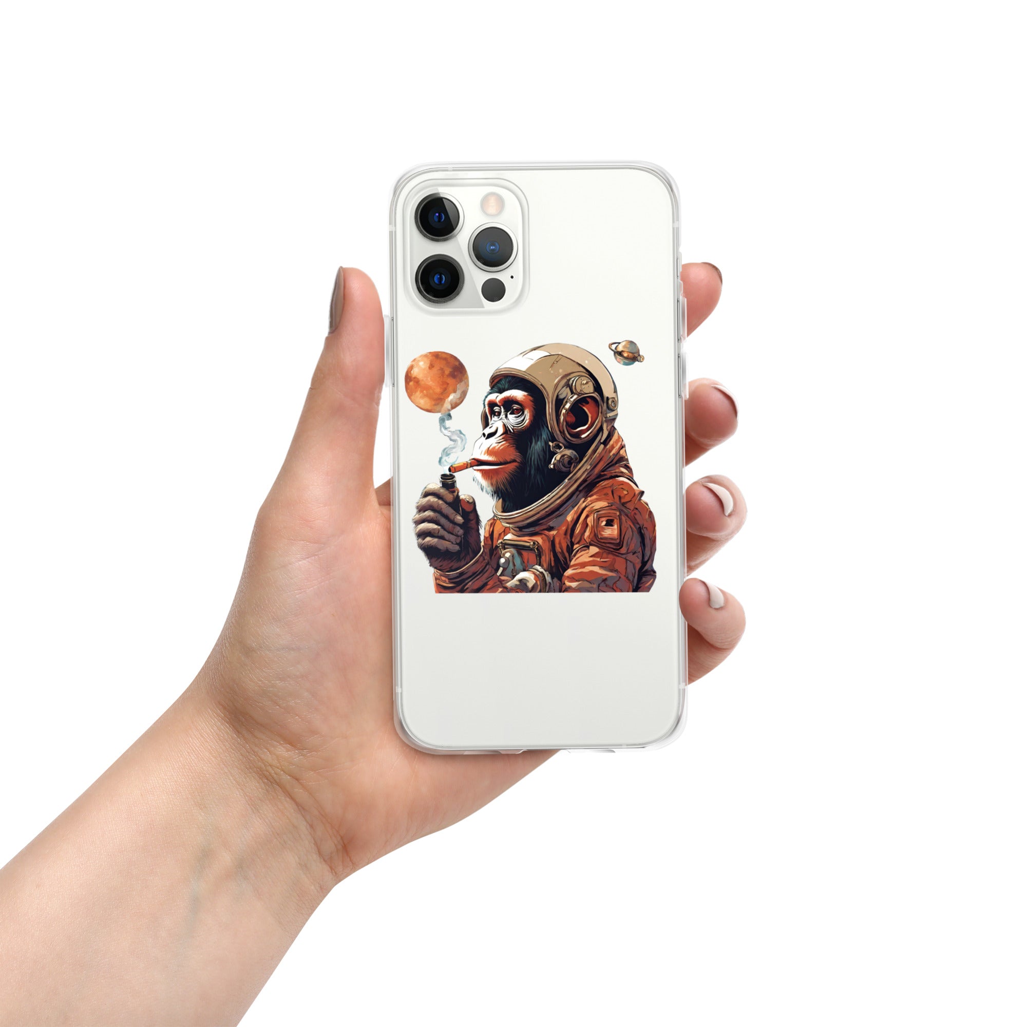 Ape Astronaut Clear Case for iPhone®