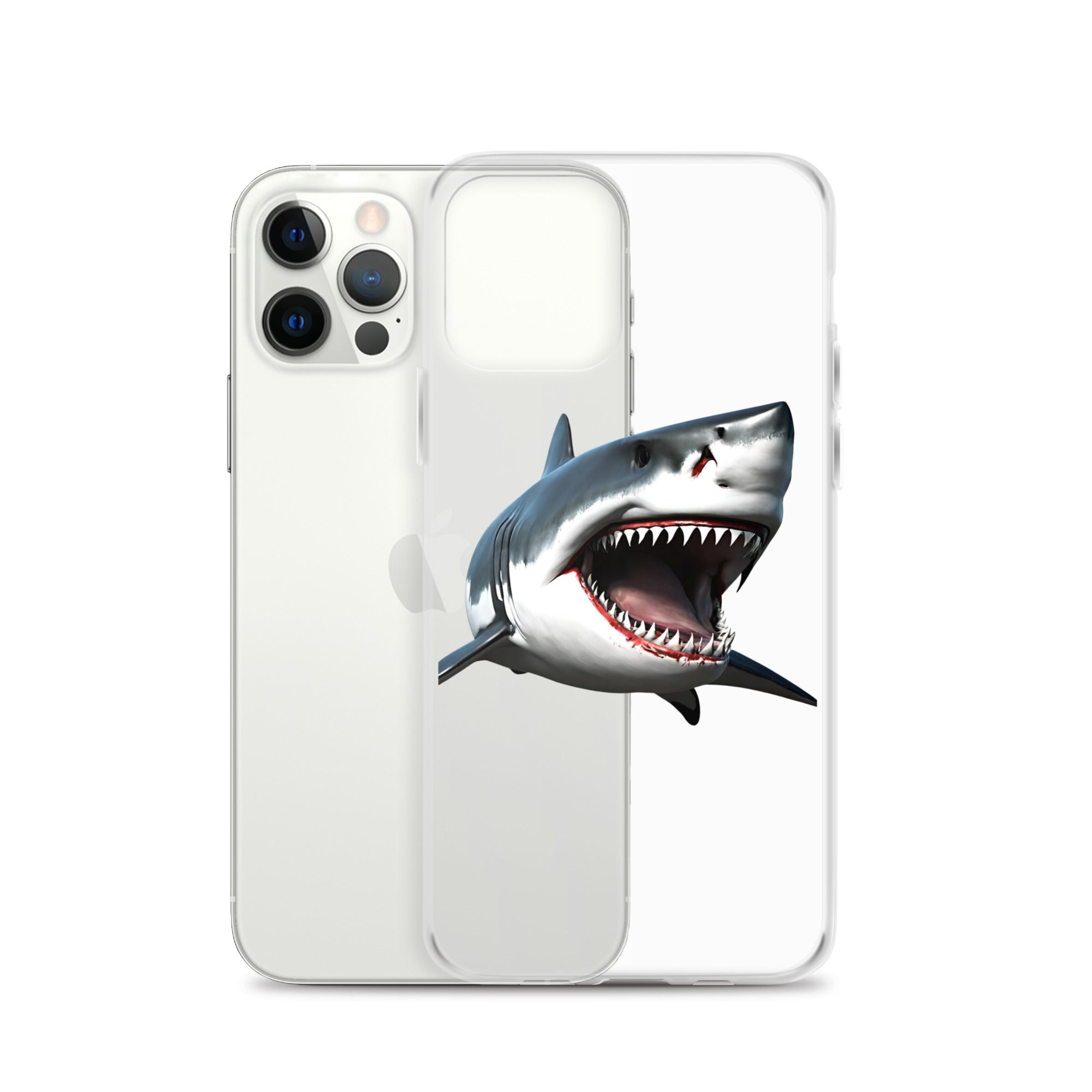 Great White Bite Clear Case for iPhone®