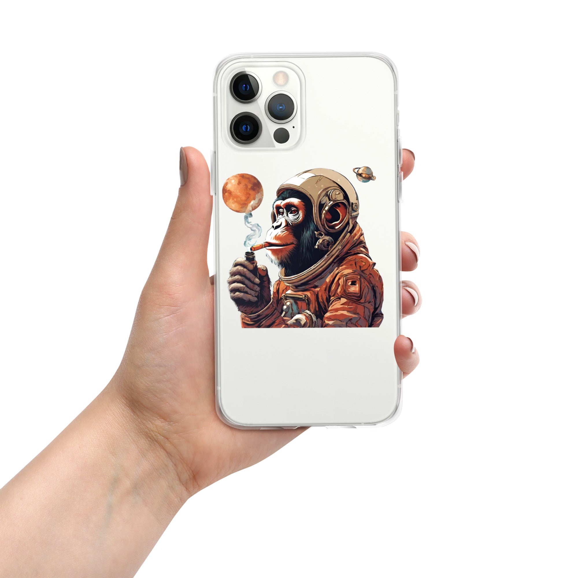 Ape Astronaut Clear Case for iPhone®