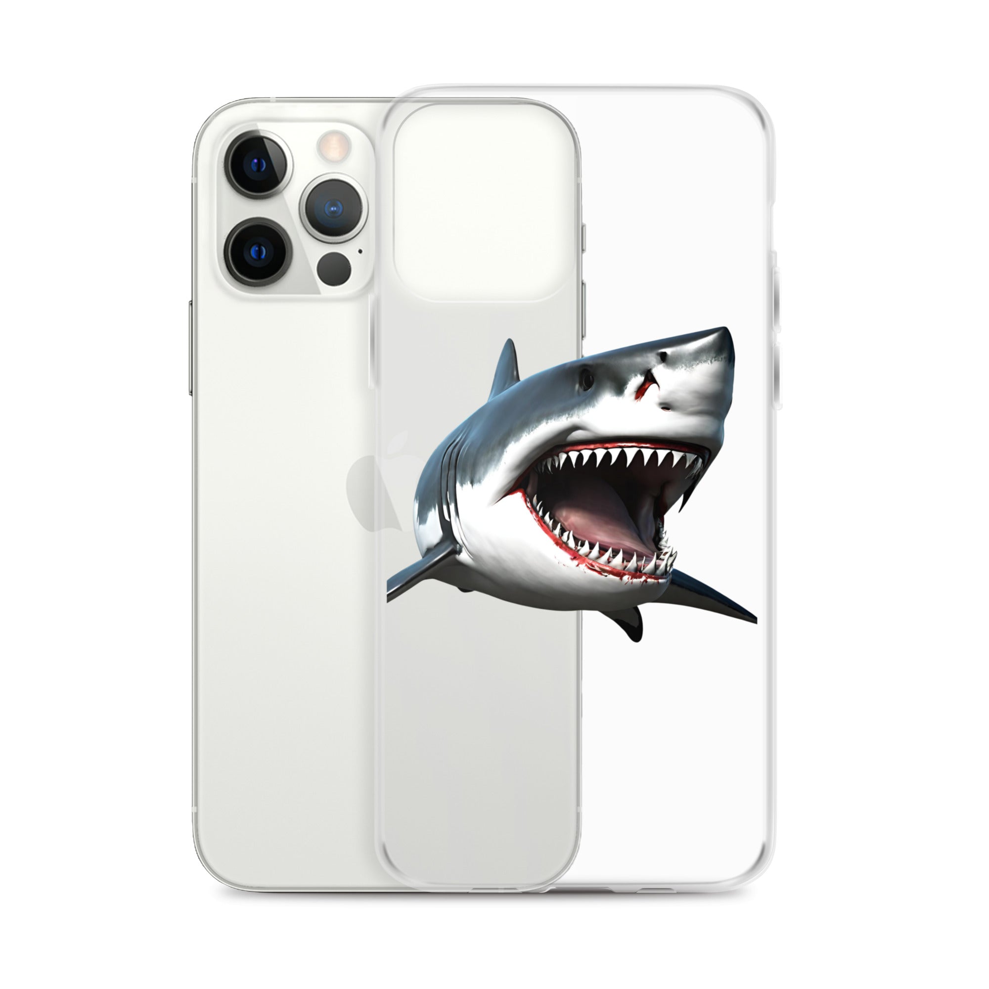 Great White Bite Clear Case for iPhone®