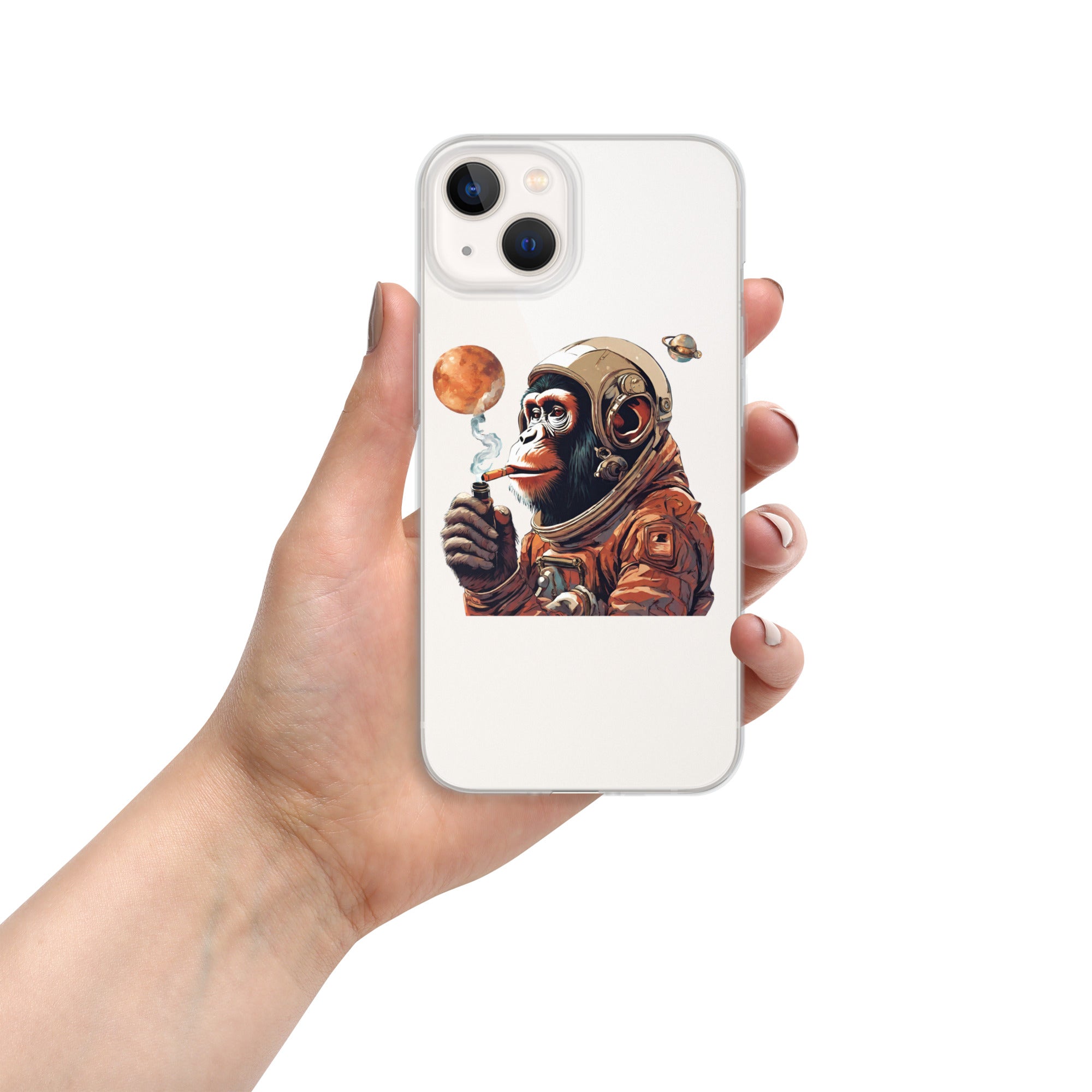 Ape Astronaut Clear Case for iPhone®