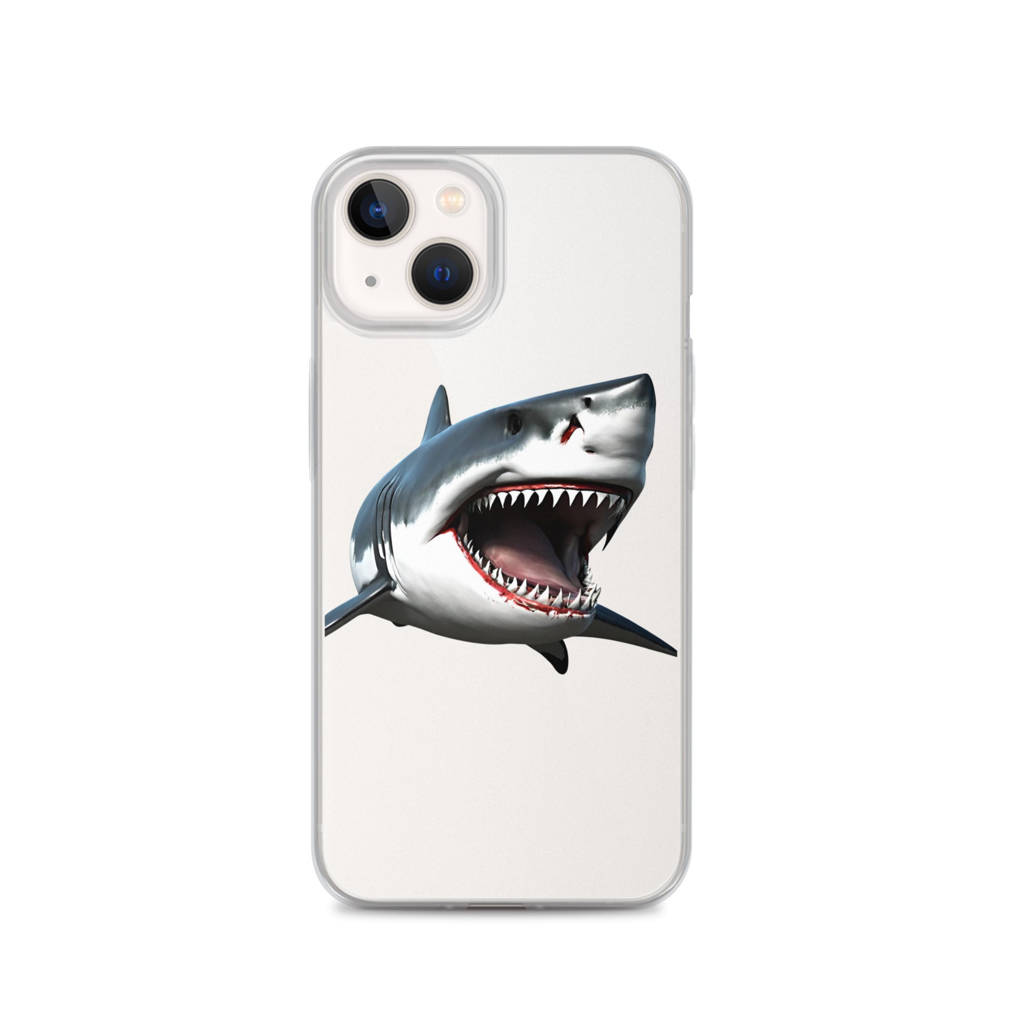 Great White Bite Clear Case for iPhone®