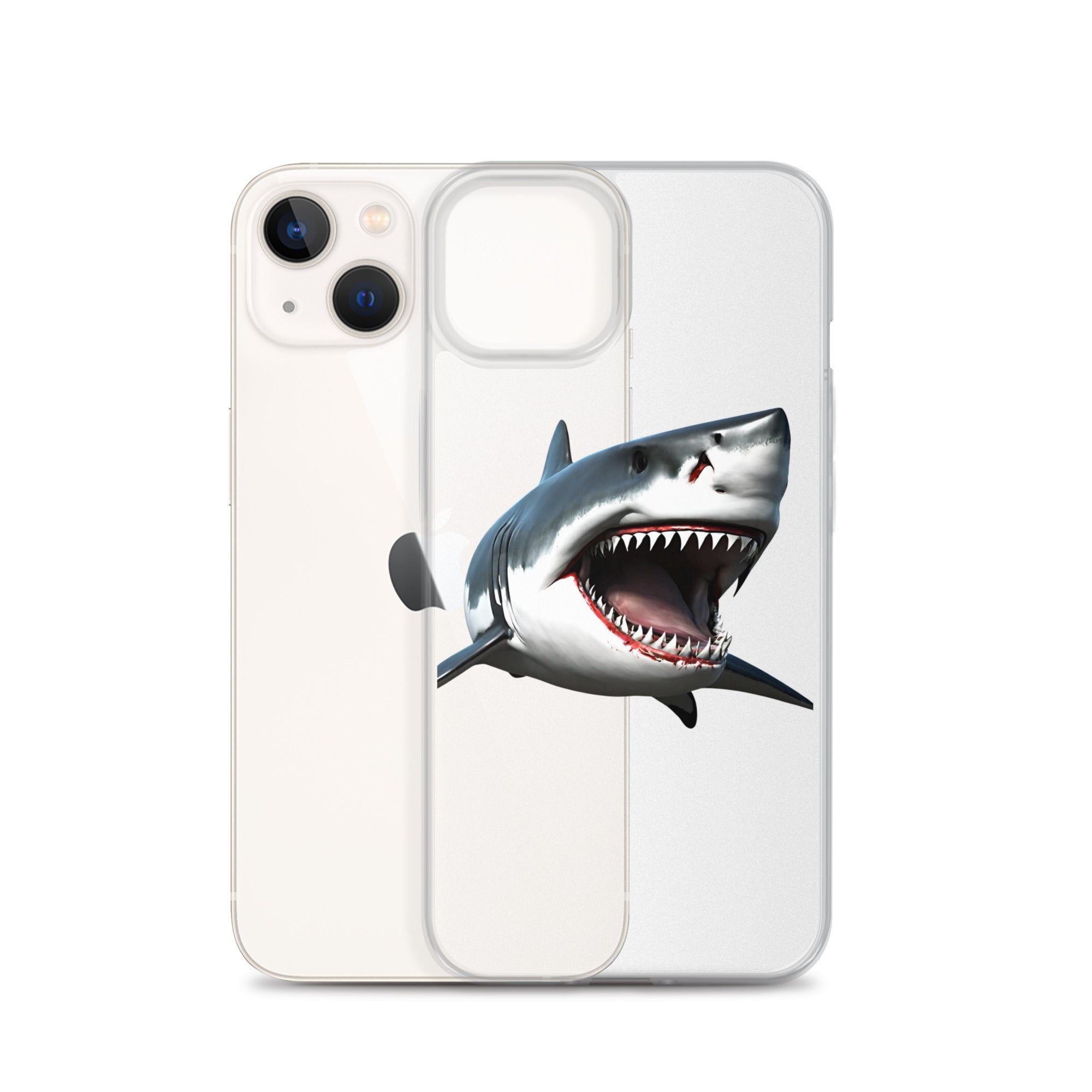 Great White Bite Clear Case for iPhone®