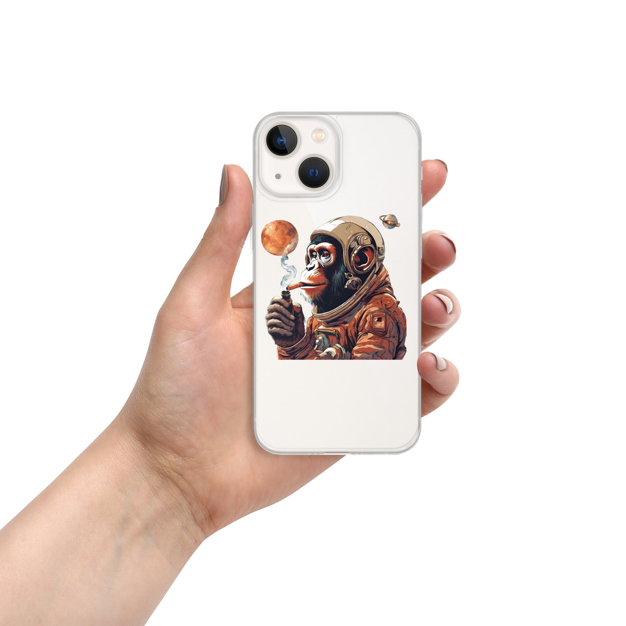 Ape Astronaut Clear Case for iPhone®