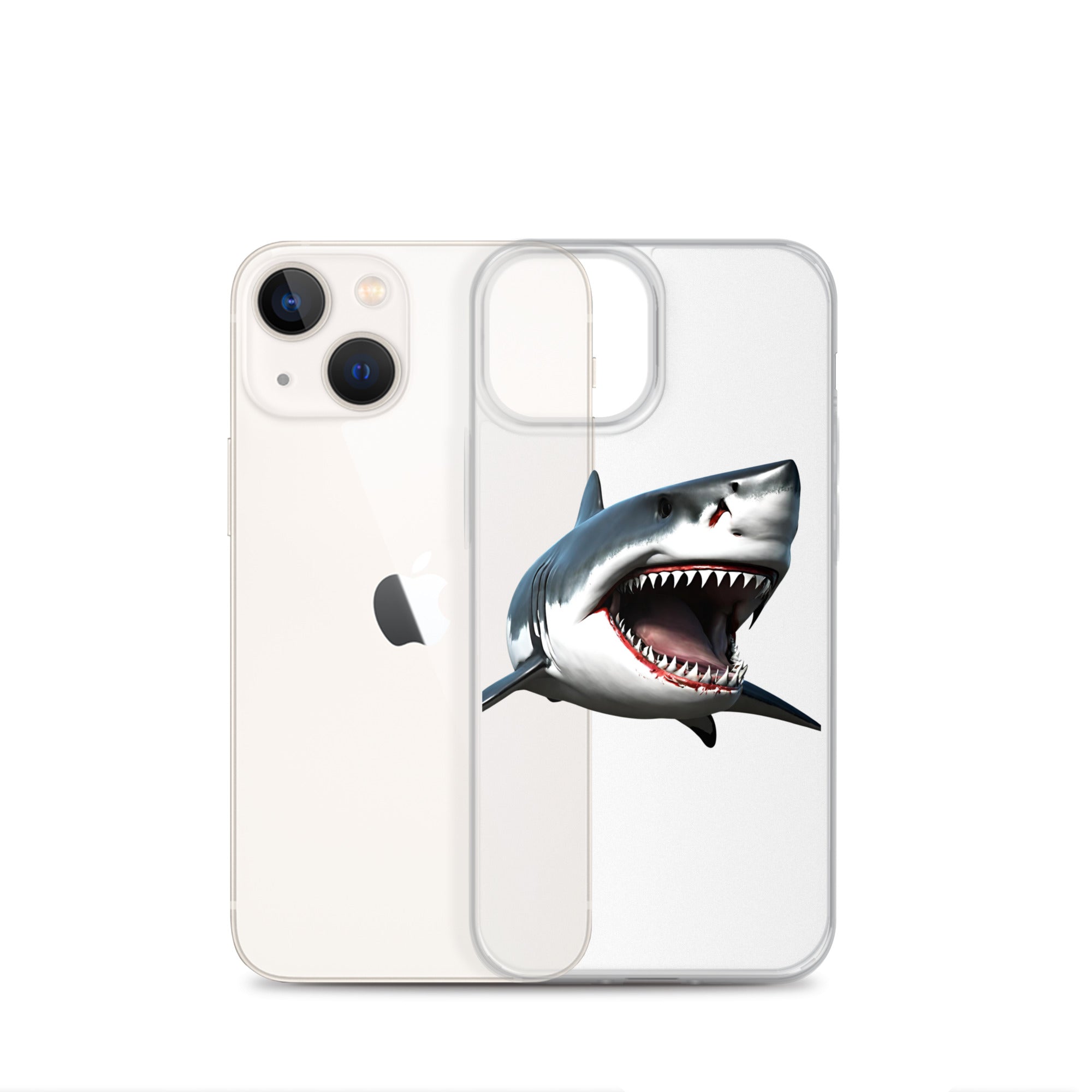 Great White Bite Clear Case for iPhone®