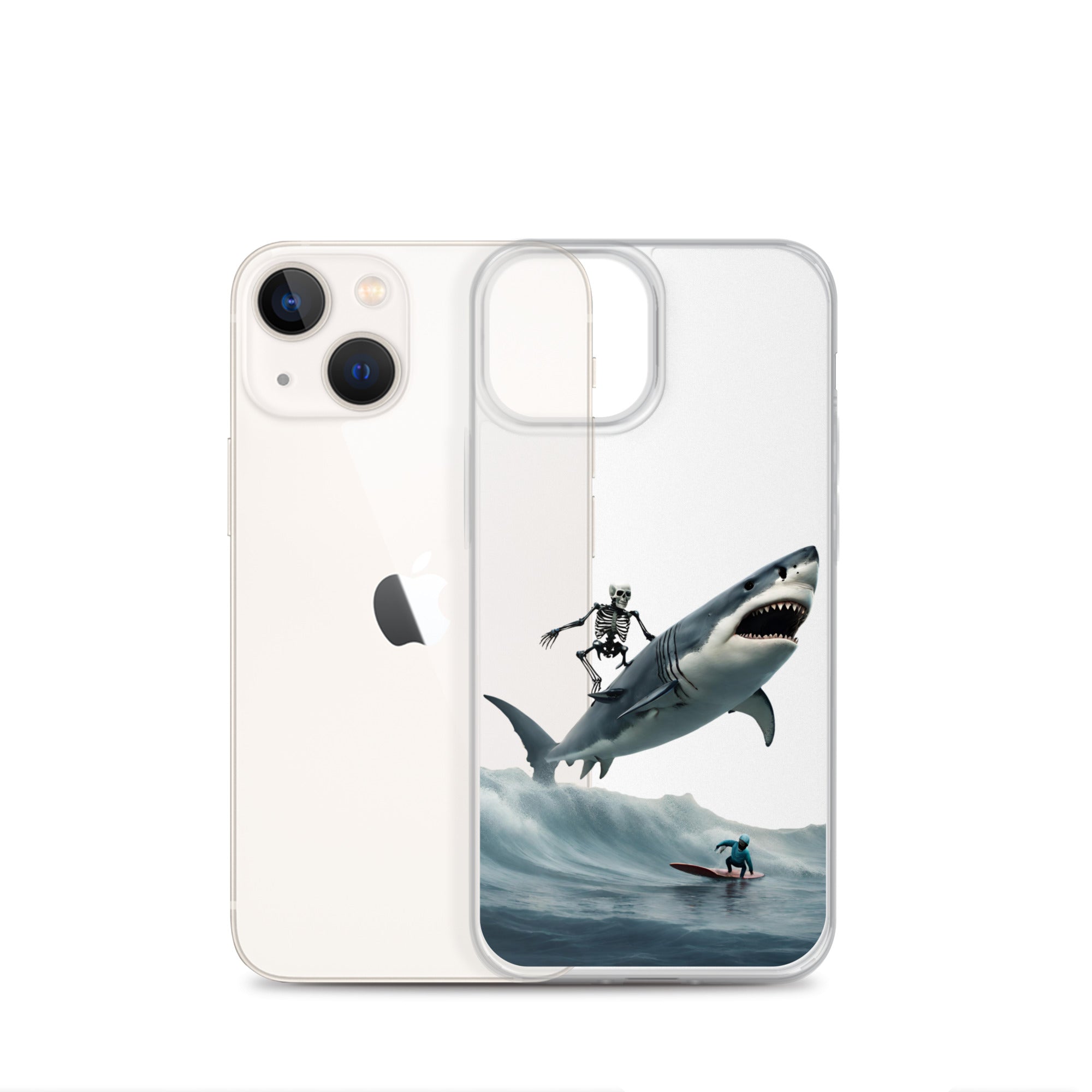 Shark Shredder Clear Case for iPhone®