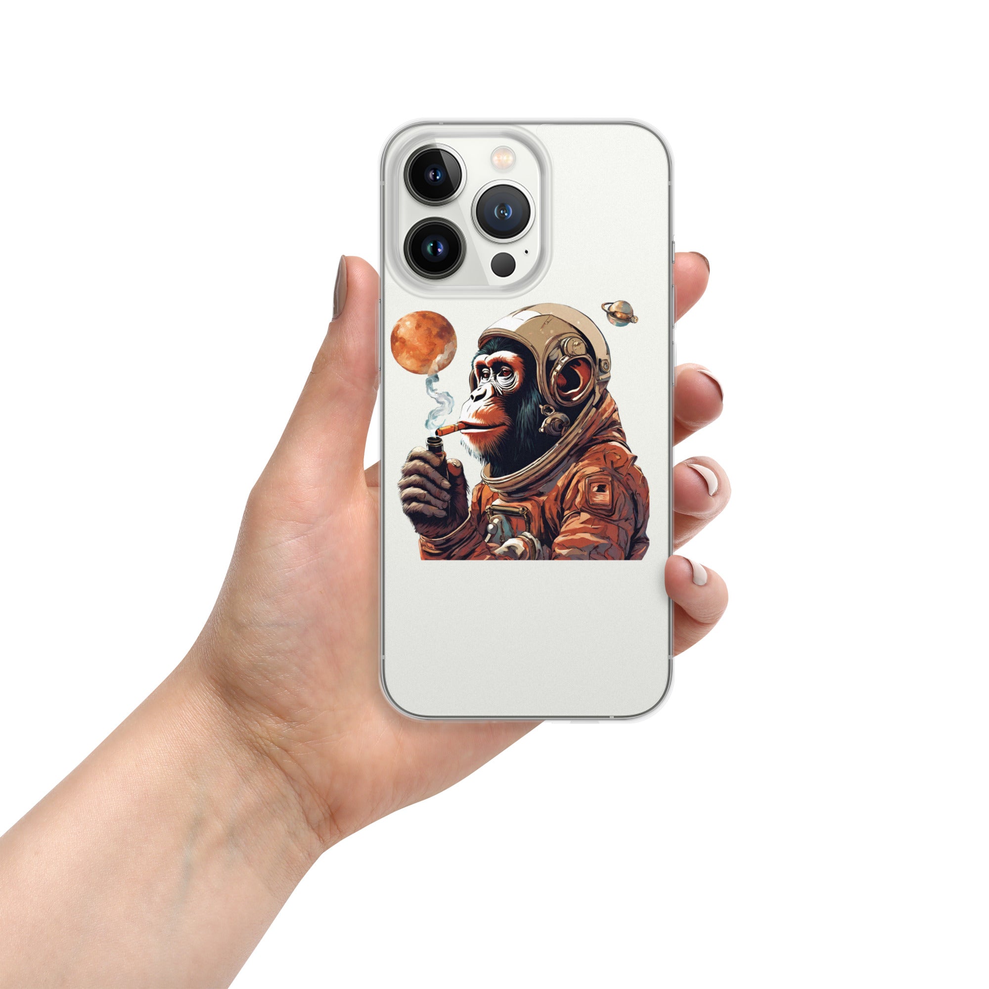 Ape Astronaut Clear Case for iPhone®