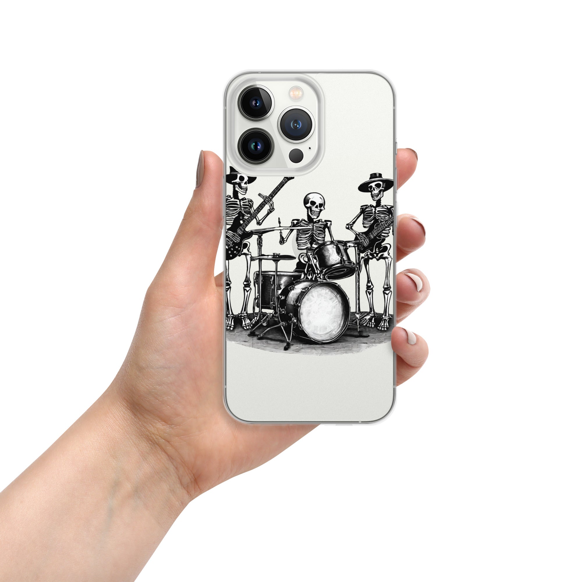 Skeleton Band Clear Case for iPhone®