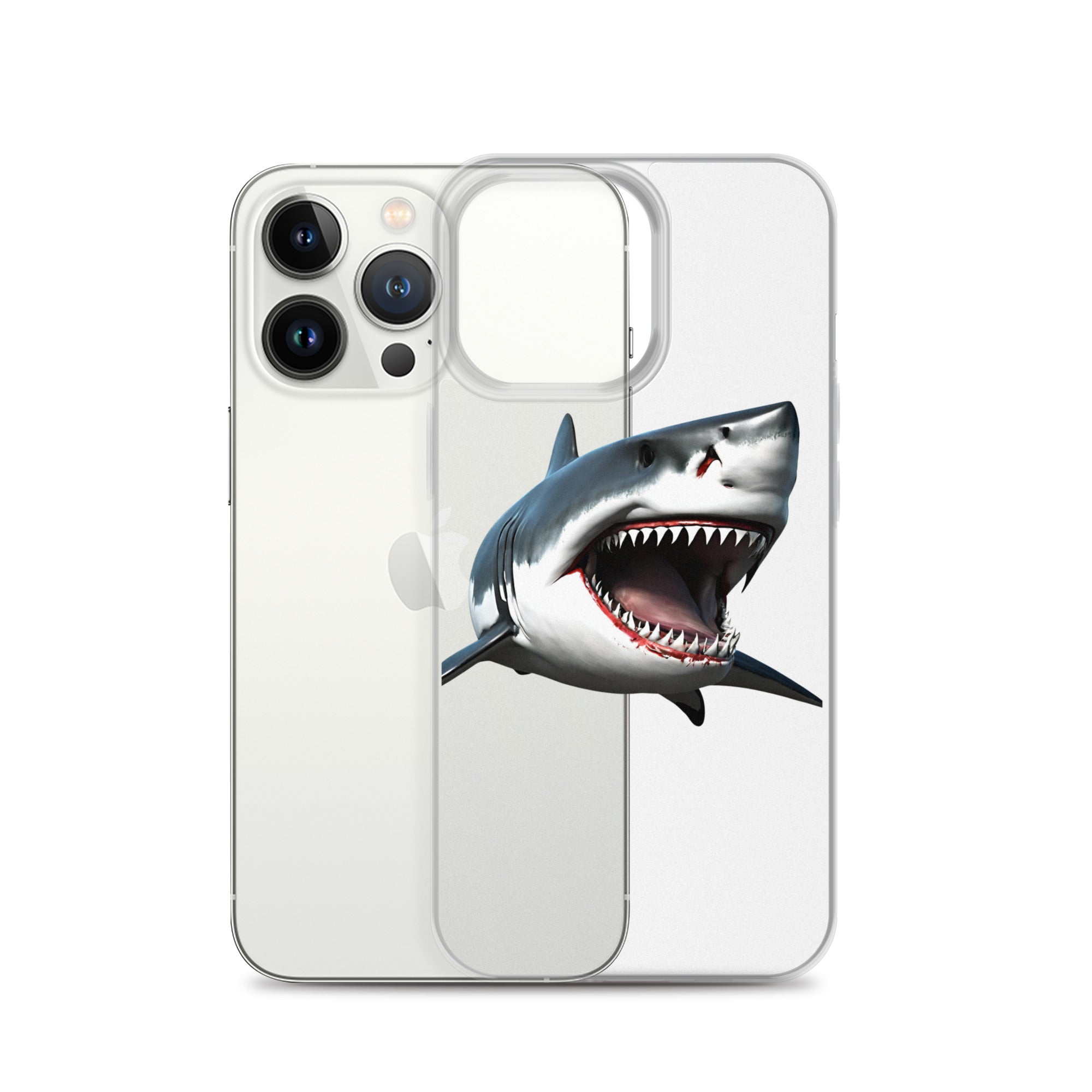 Great White Bite Clear Case for iPhone®