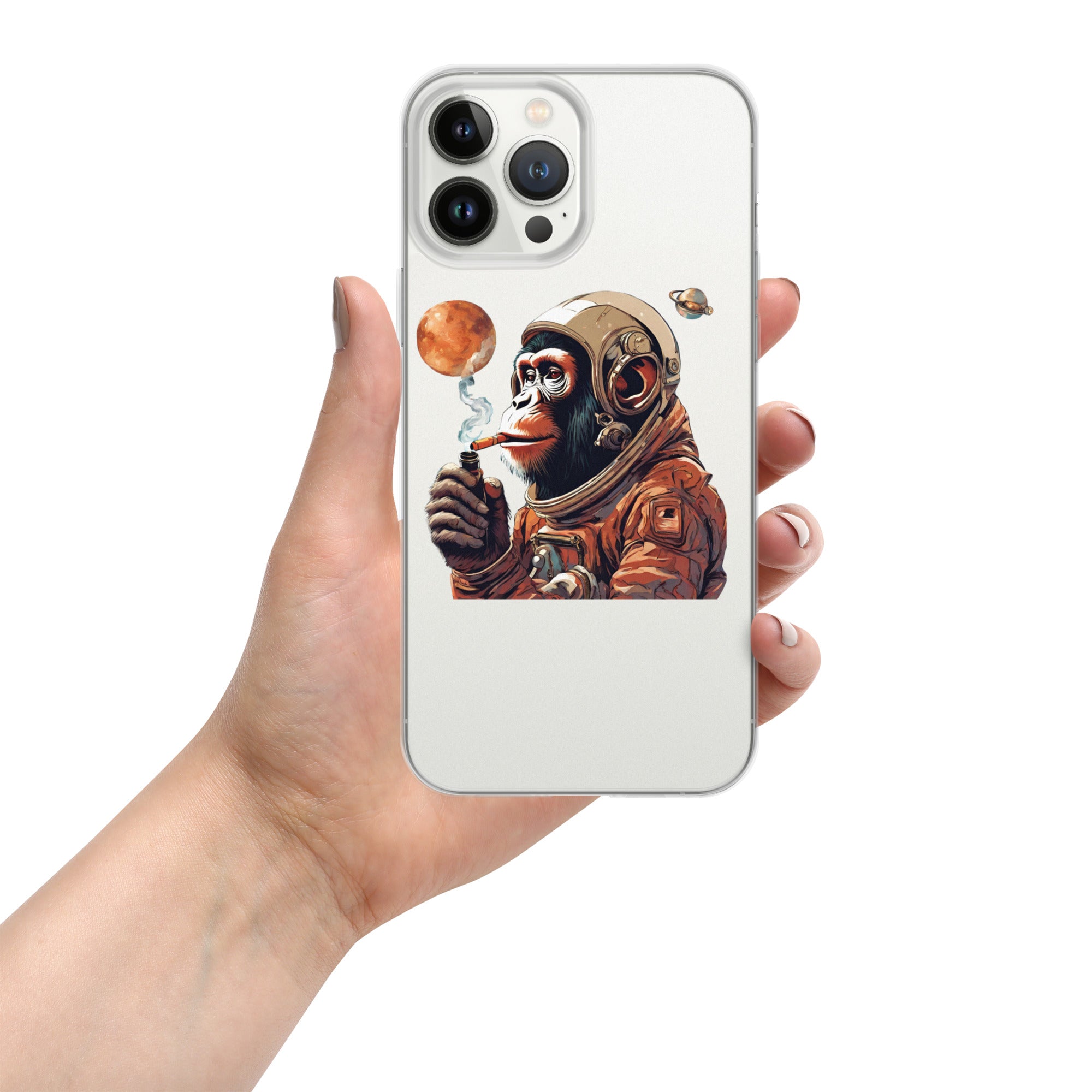 Ape Astronaut Clear Case for iPhone®