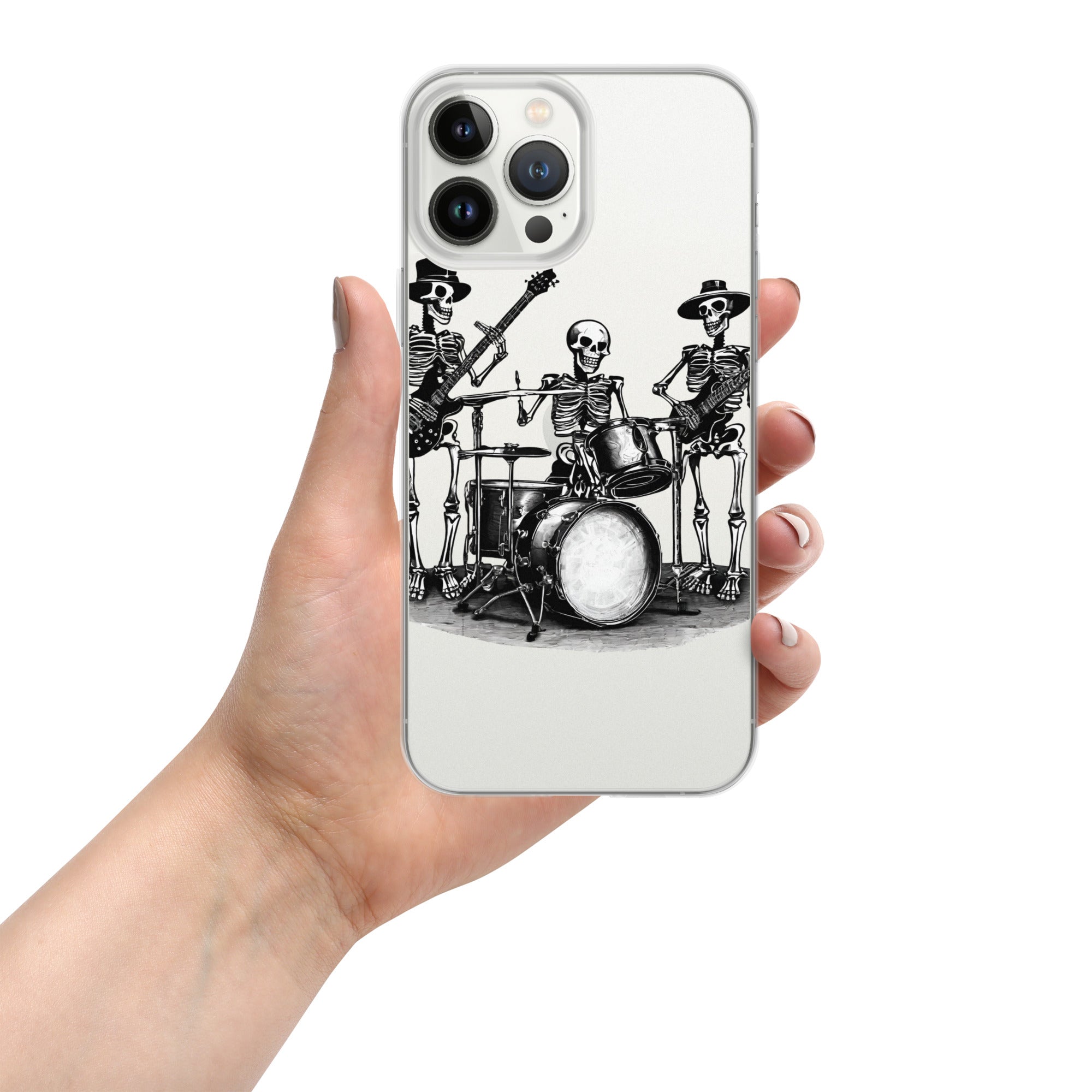 Skeleton Band Clear Case for iPhone®