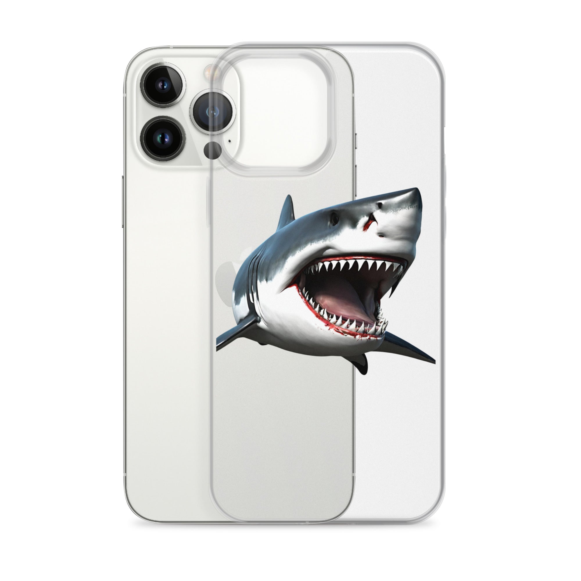 Great White Bite Clear Case for iPhone®