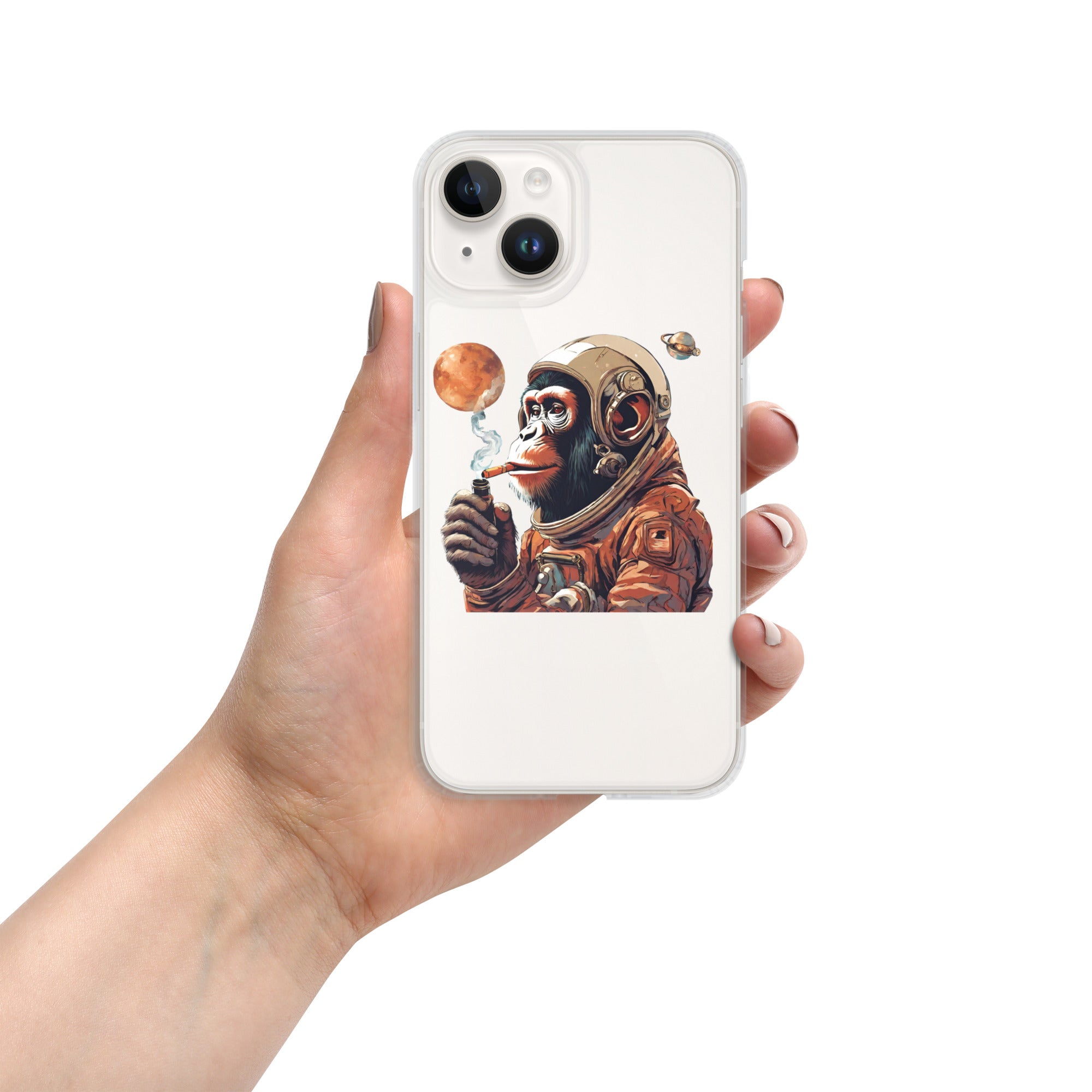 Ape Astronaut Clear Case for iPhone®