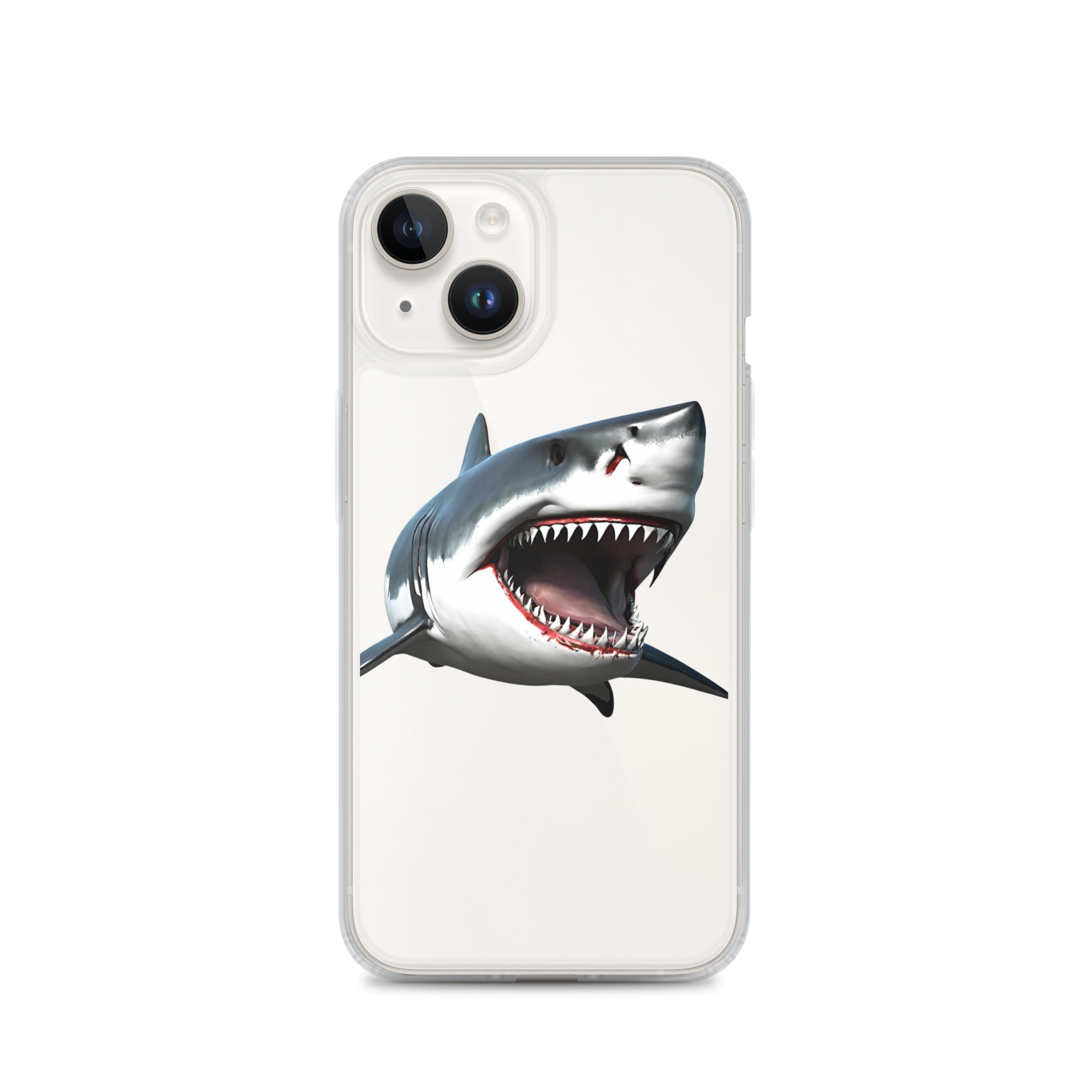 Great White Bite Clear Case for iPhone®