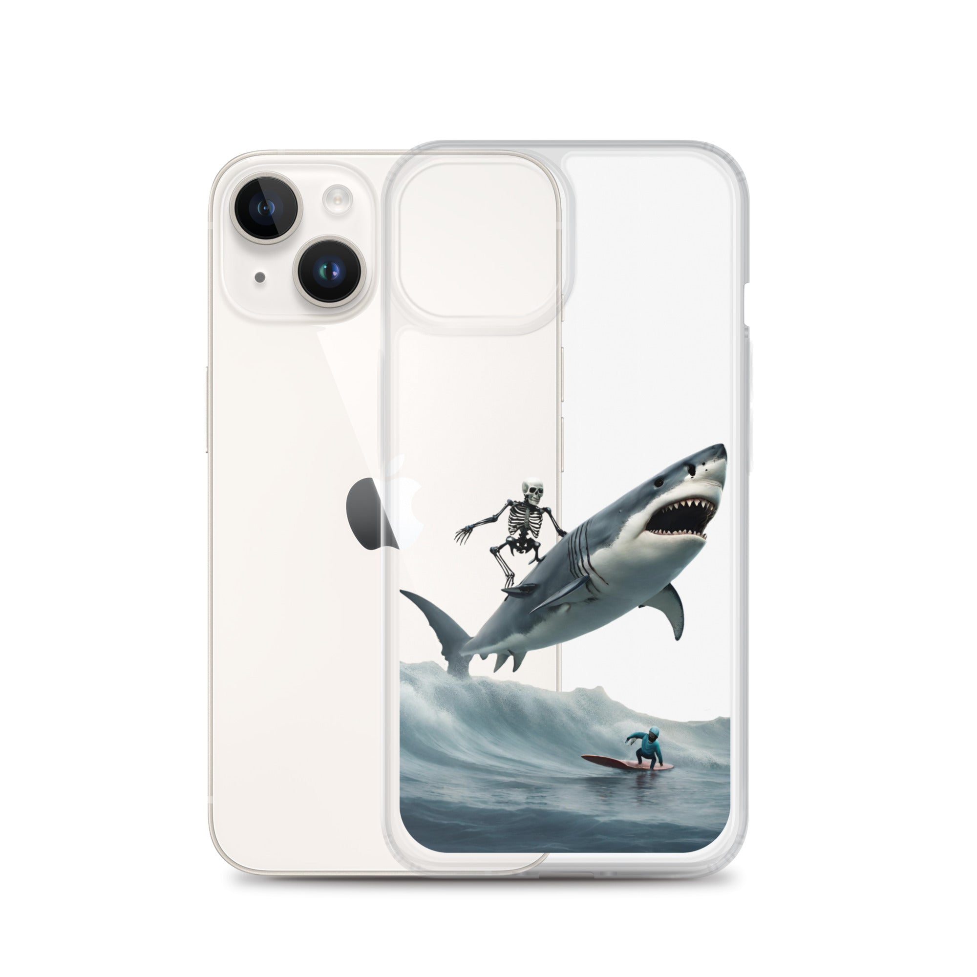 Shark Shredder Clear Case for iPhone®