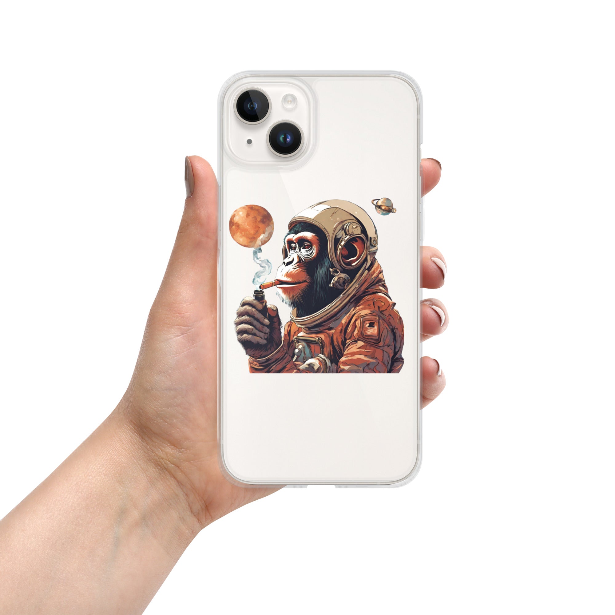 Ape Astronaut Clear Case for iPhone®