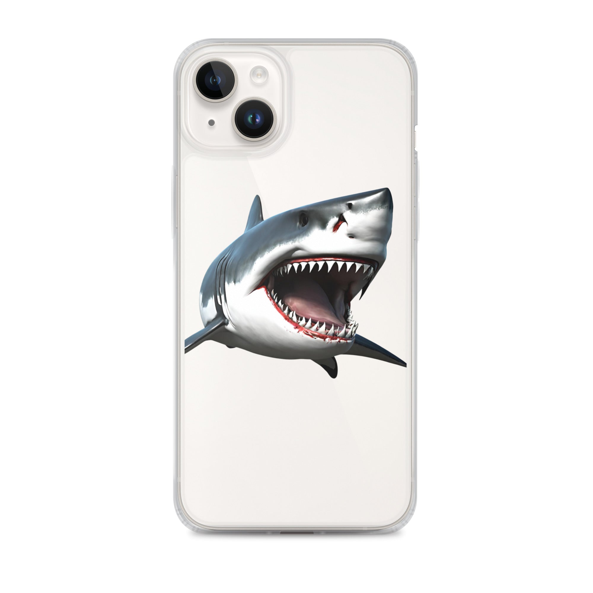 Great White Bite Clear Case for iPhone®