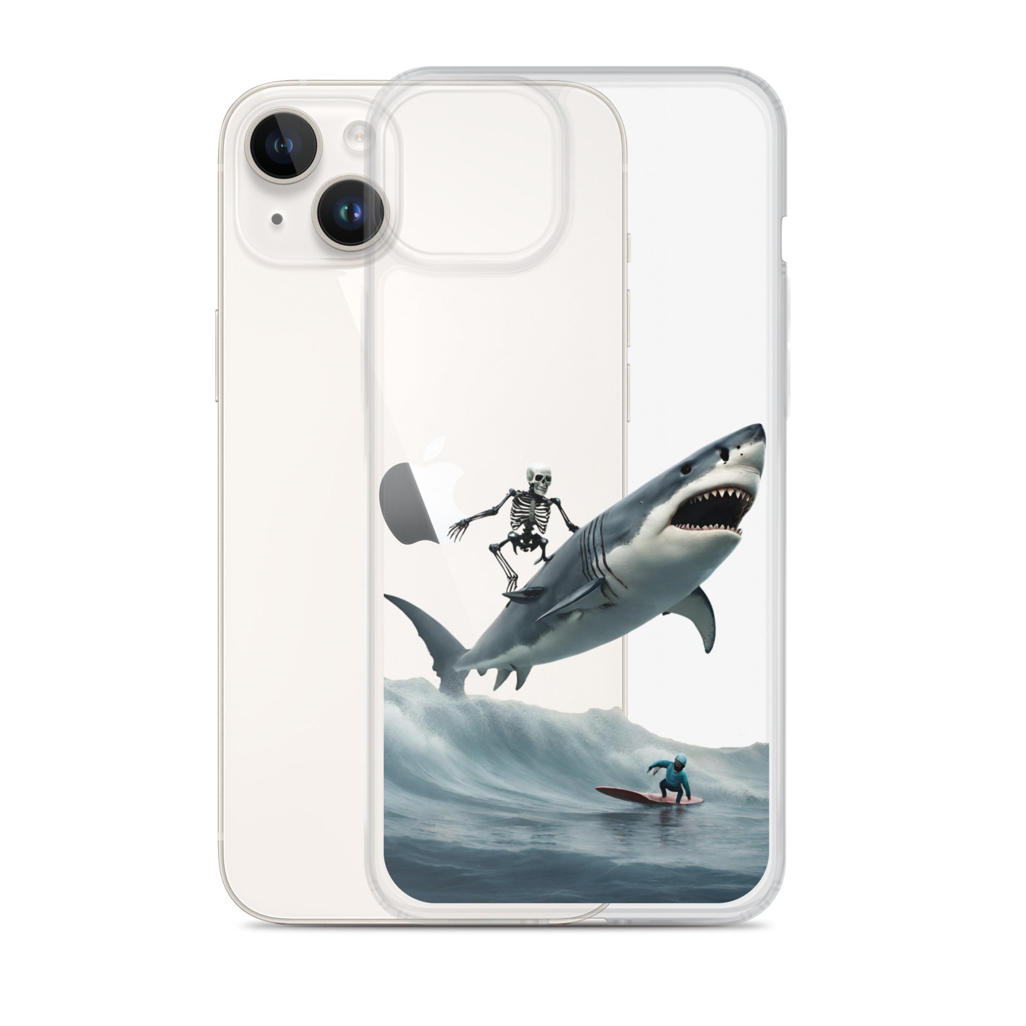 Shark Shredder Clear Case for iPhone®