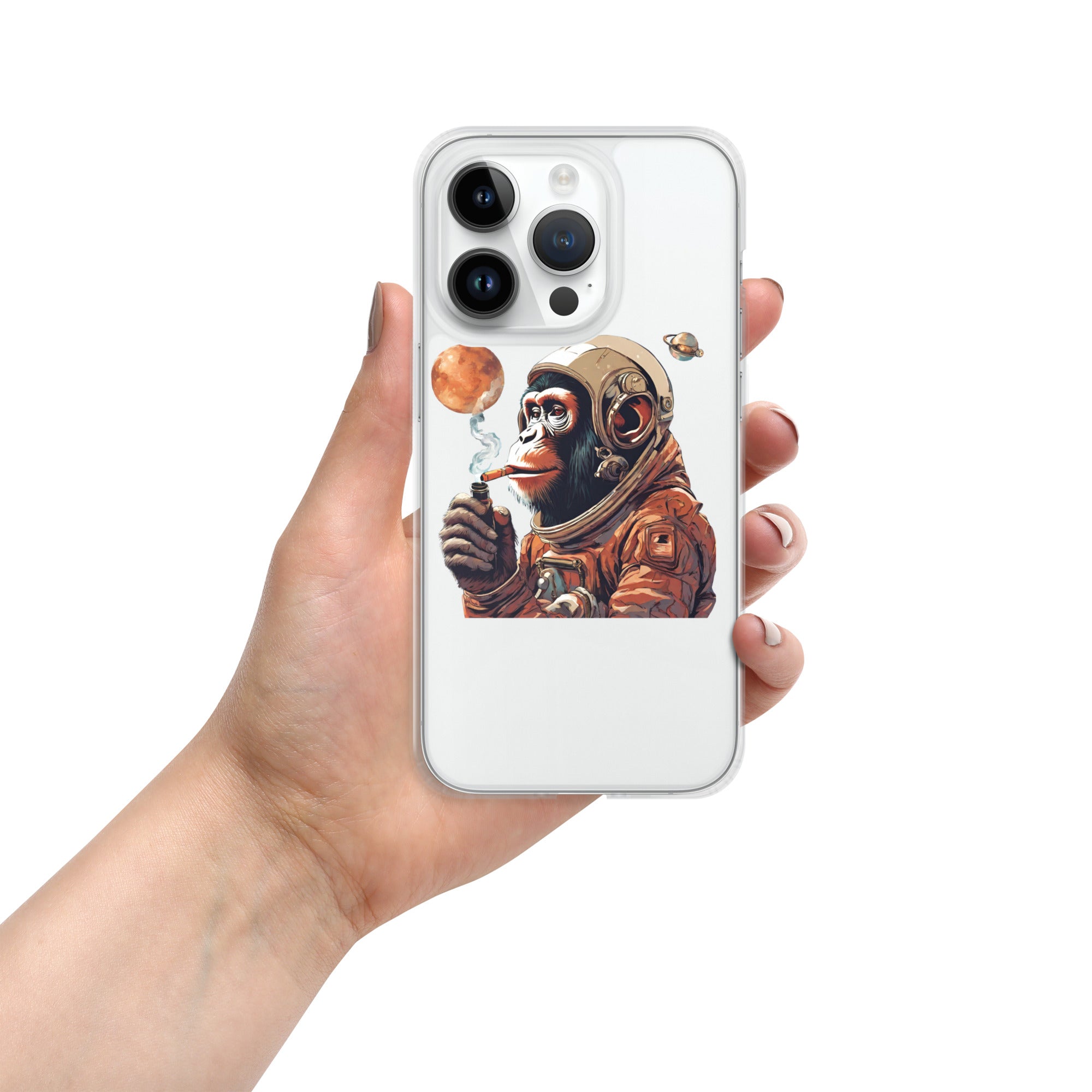 Ape Astronaut Clear Case for iPhone®