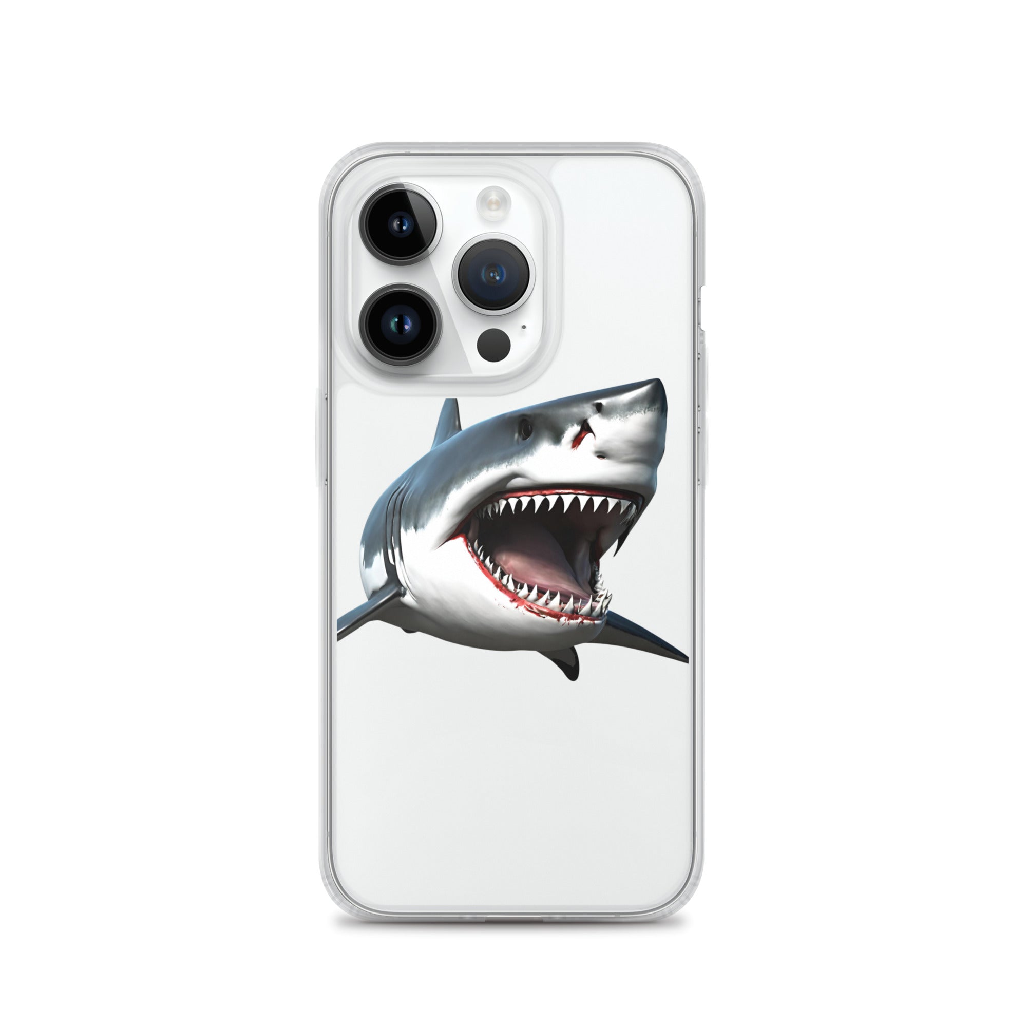 Great White Bite Clear Case for iPhone®