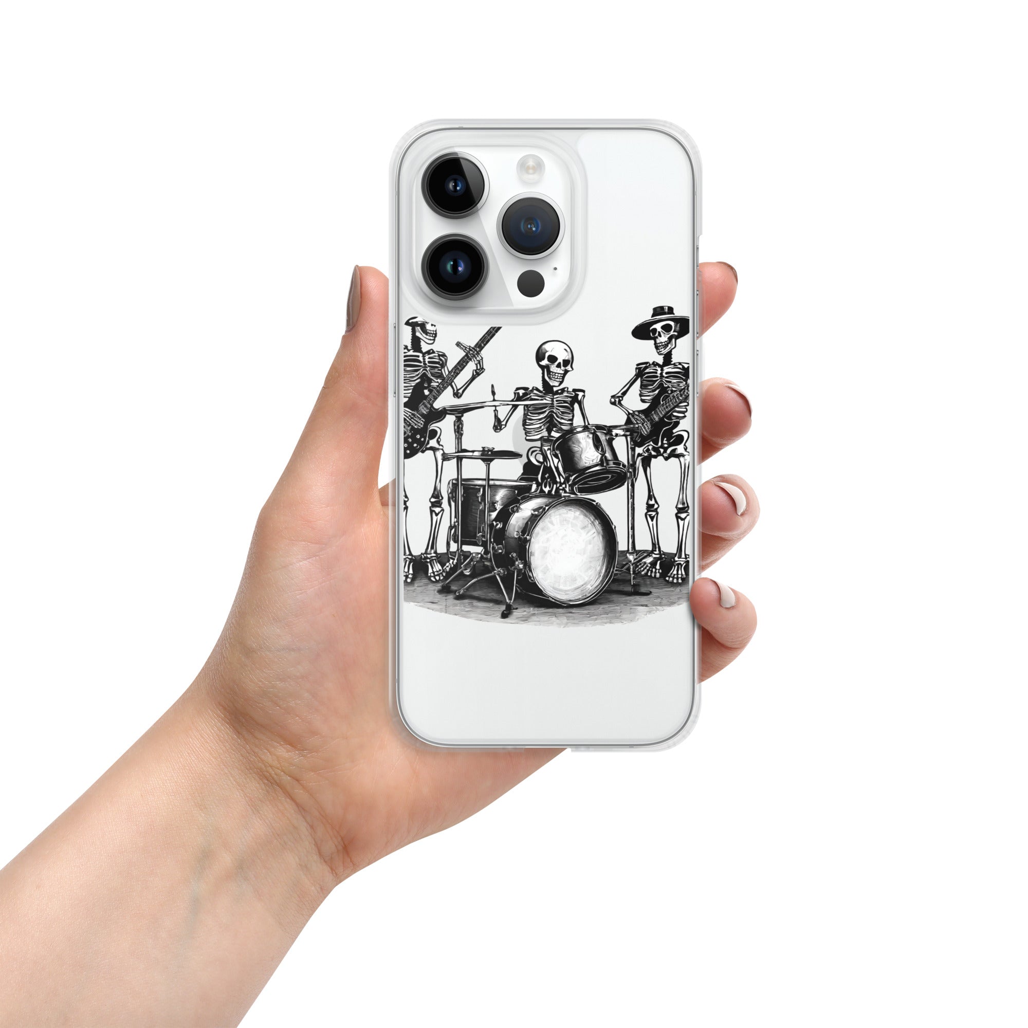 Skeleton Band Clear Case for iPhone®