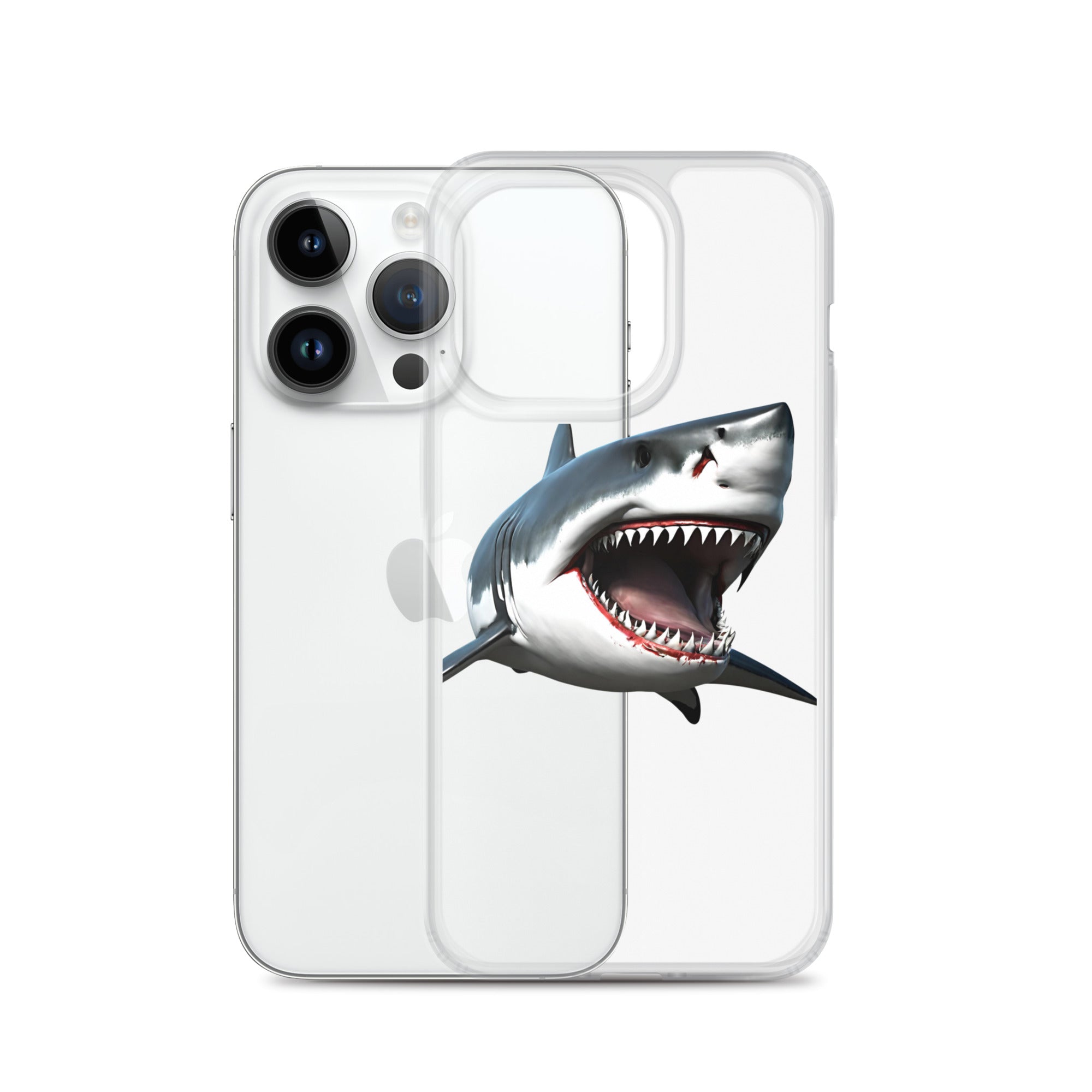 Great White Bite Clear Case for iPhone®