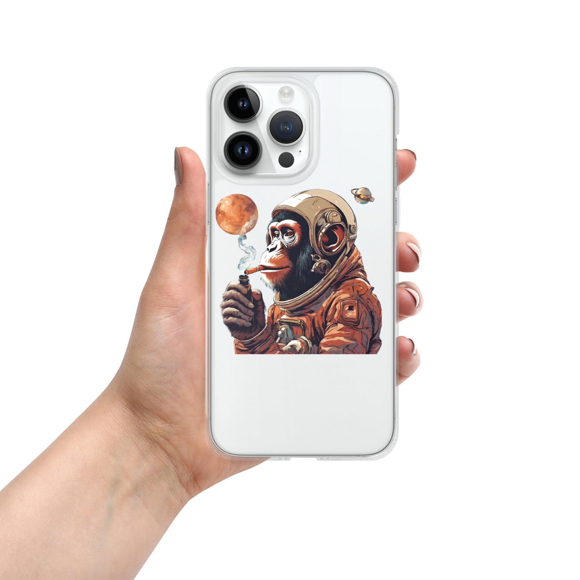 Ape Astronaut Clear Case for iPhone®