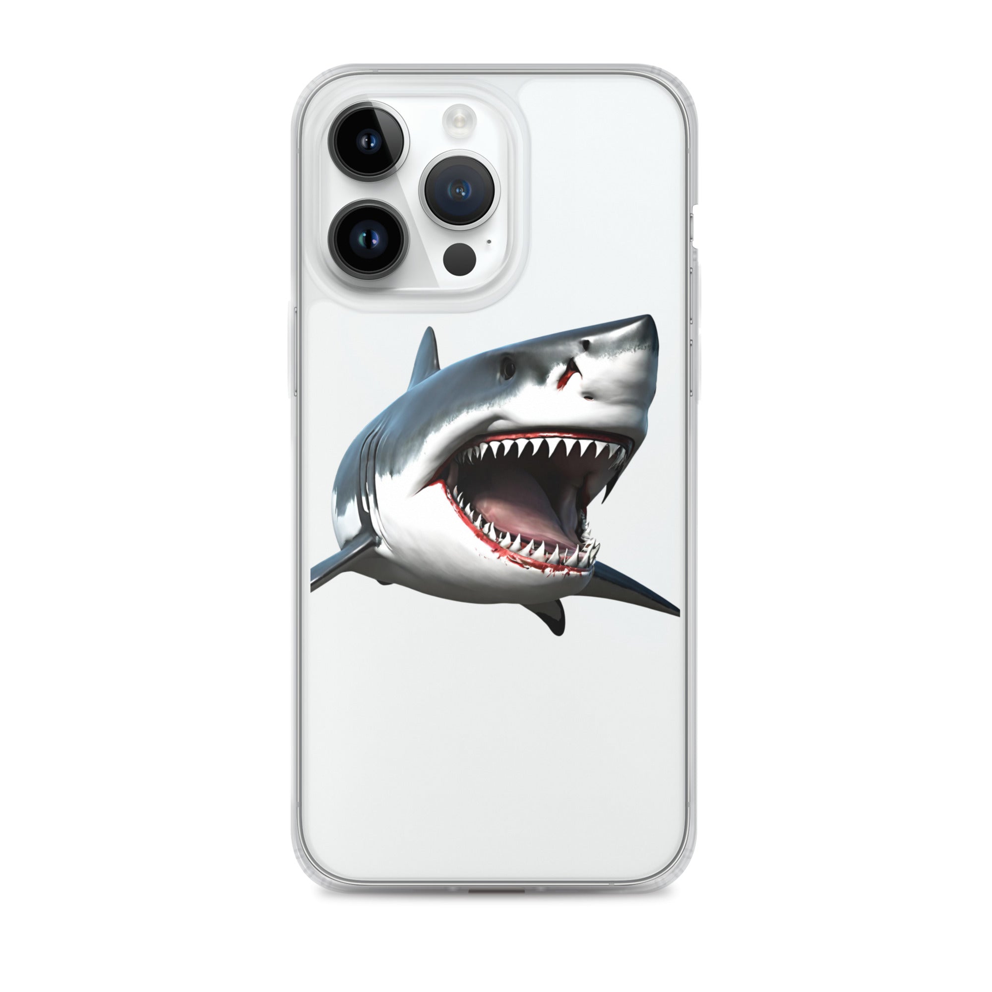 Great White Bite Clear Case for iPhone®