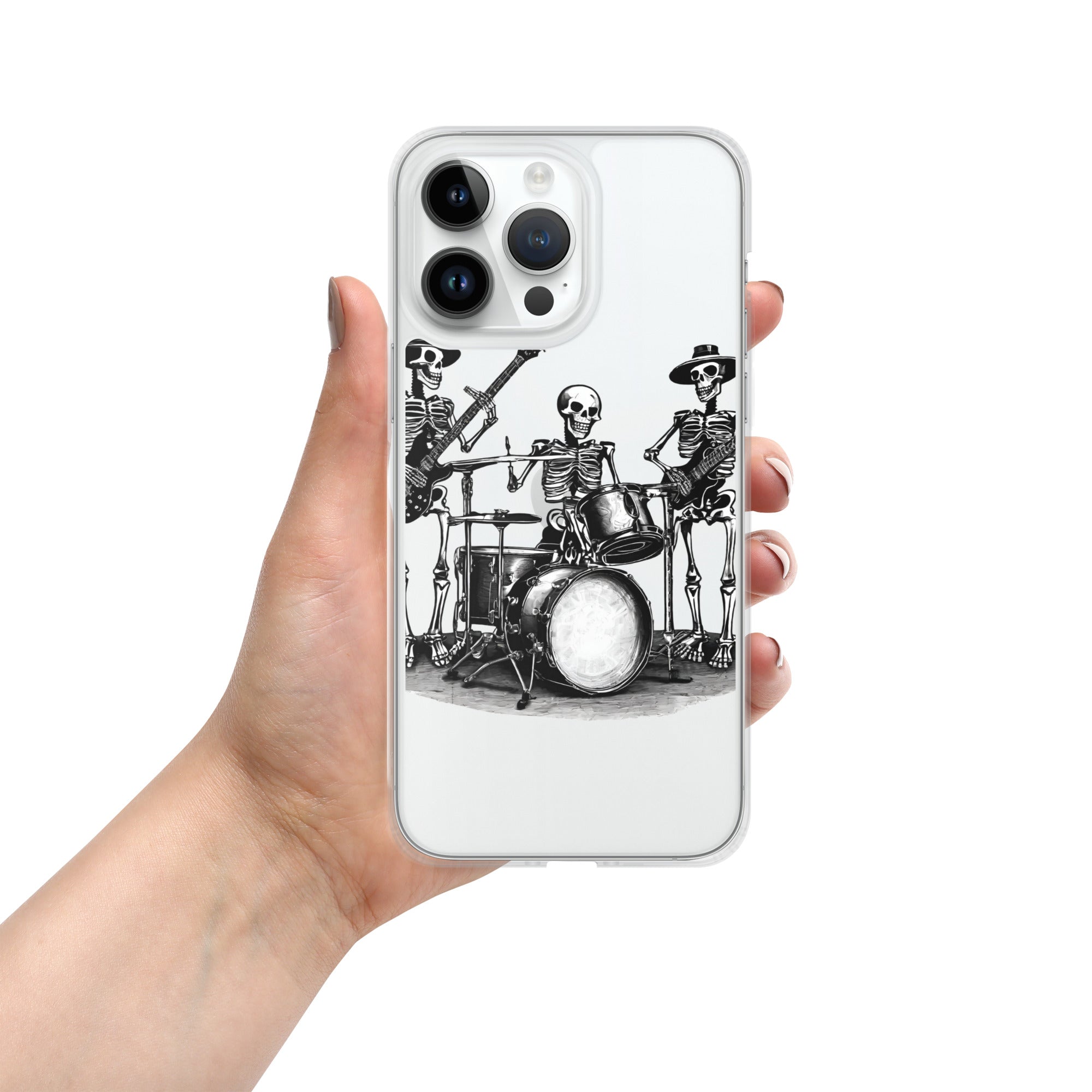 Skeleton Band Clear Case for iPhone®