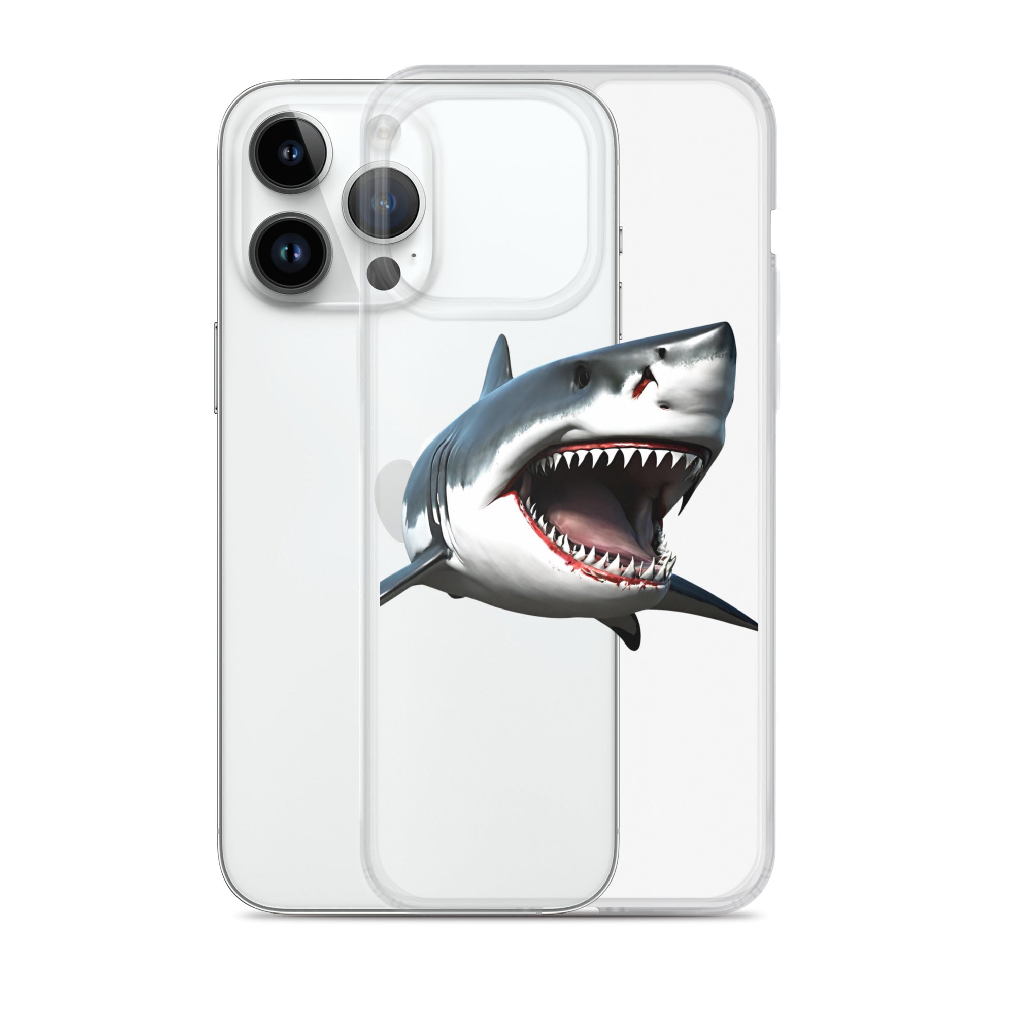 Great White Bite Clear Case for iPhone®