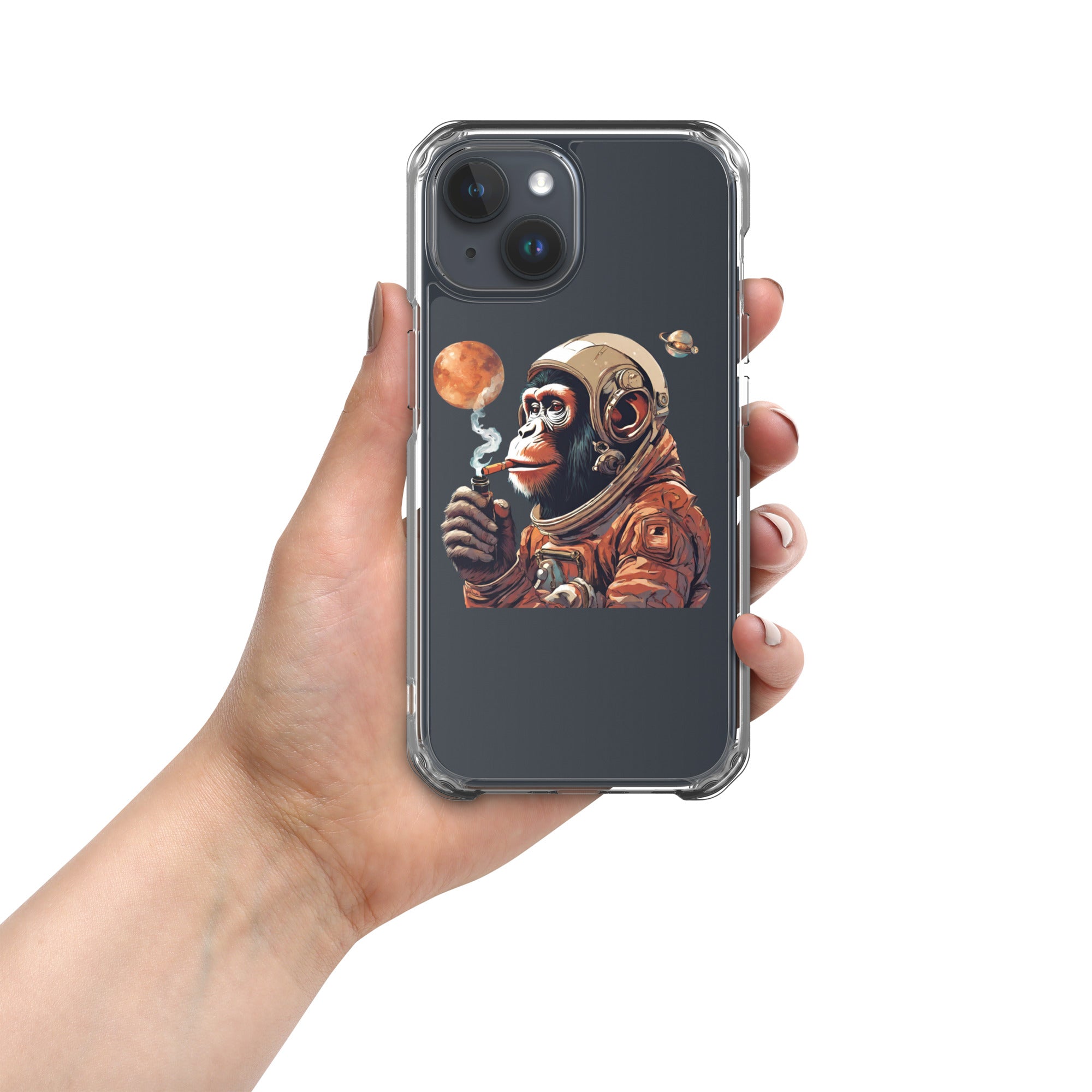 Ape Astronaut Clear Case for iPhone®