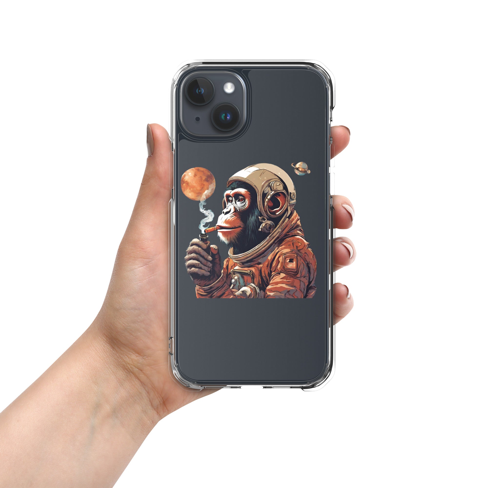 Ape Astronaut Clear Case for iPhone®