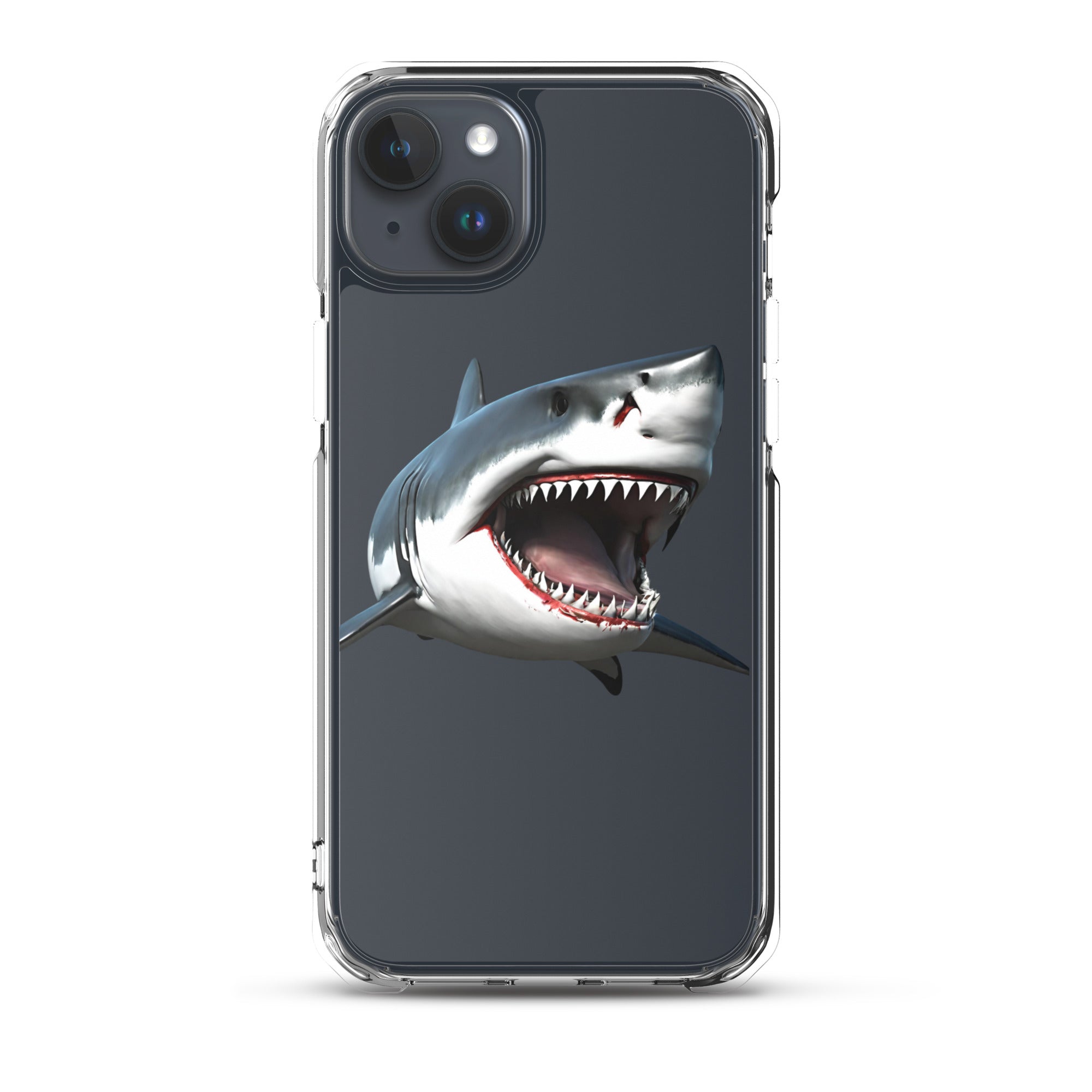 Great White Bite Clear Case for iPhone®