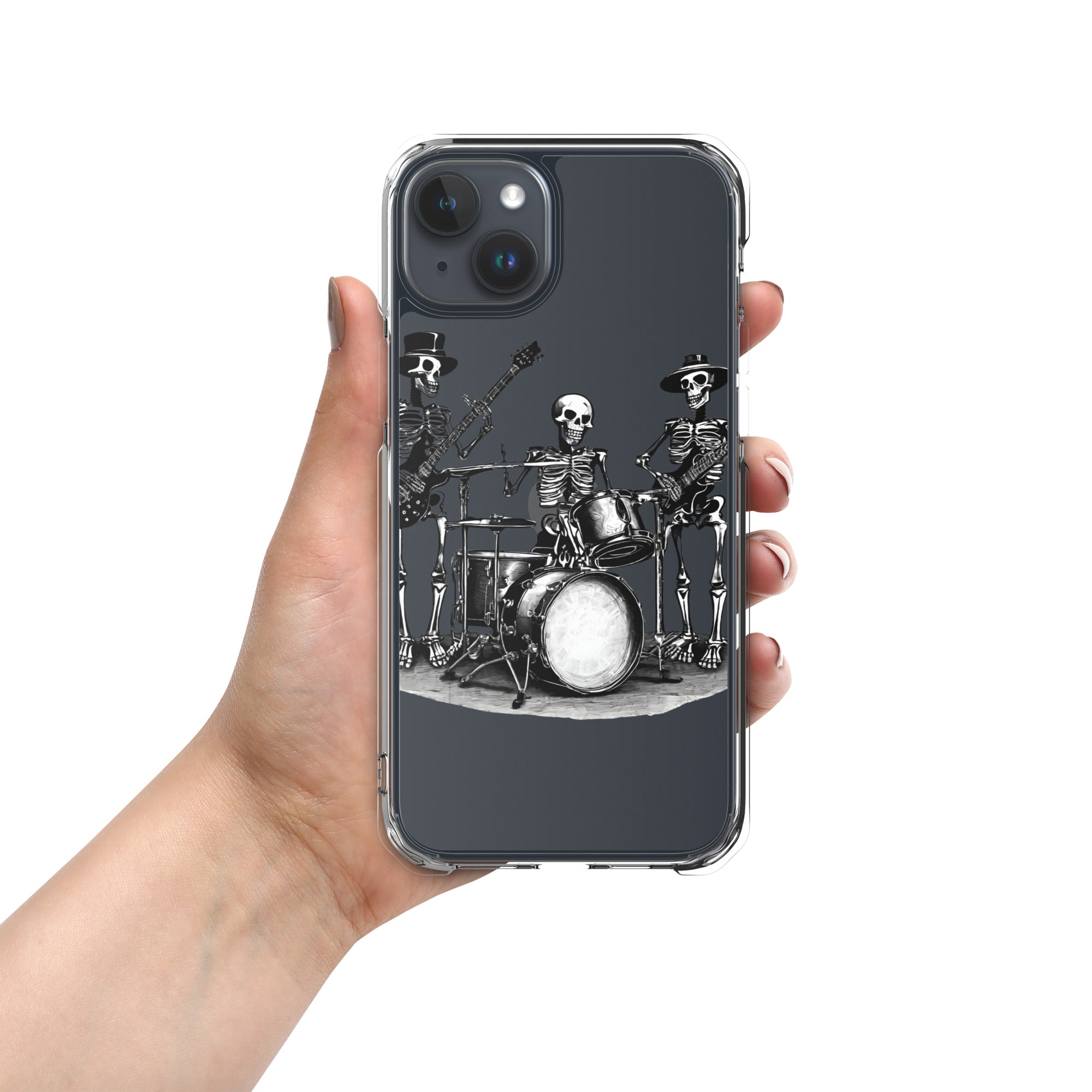 Skeleton Band Clear Case for iPhone®