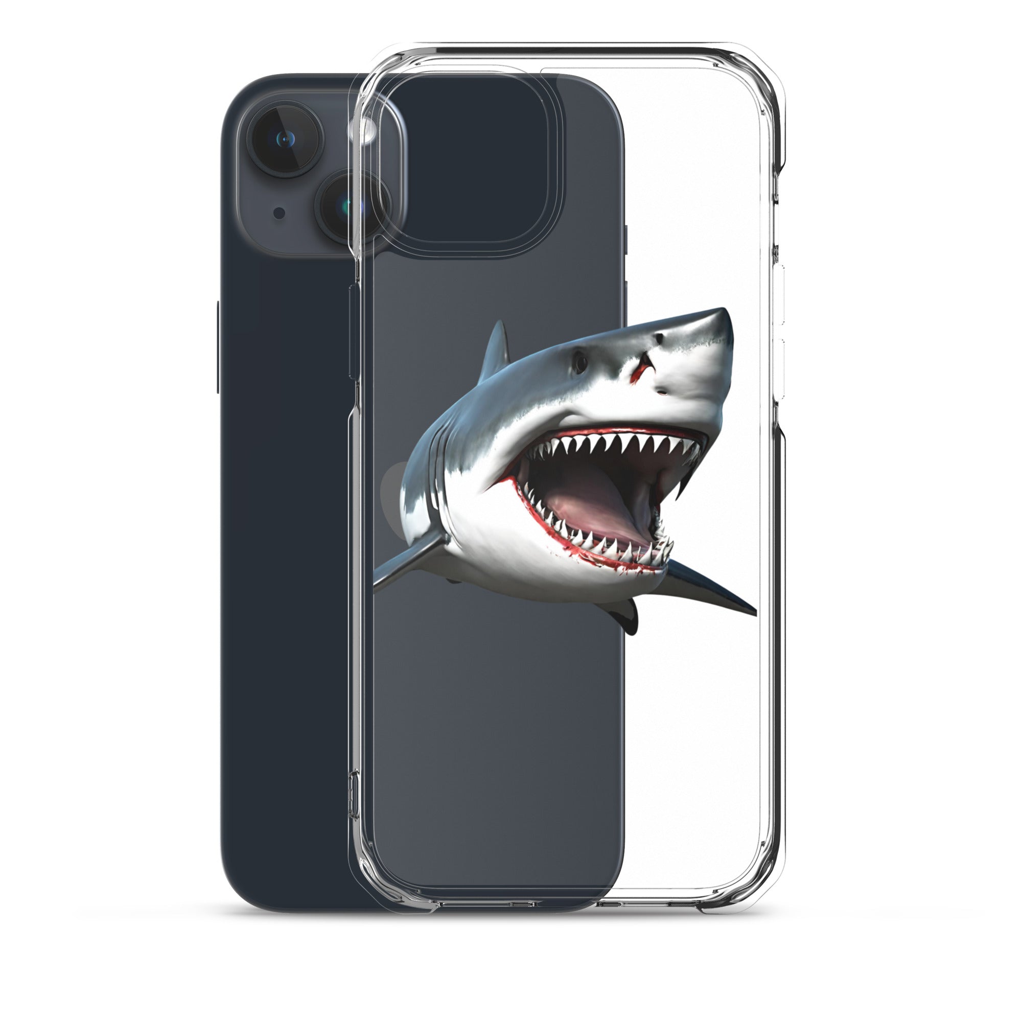 Great White Bite Clear Case for iPhone®